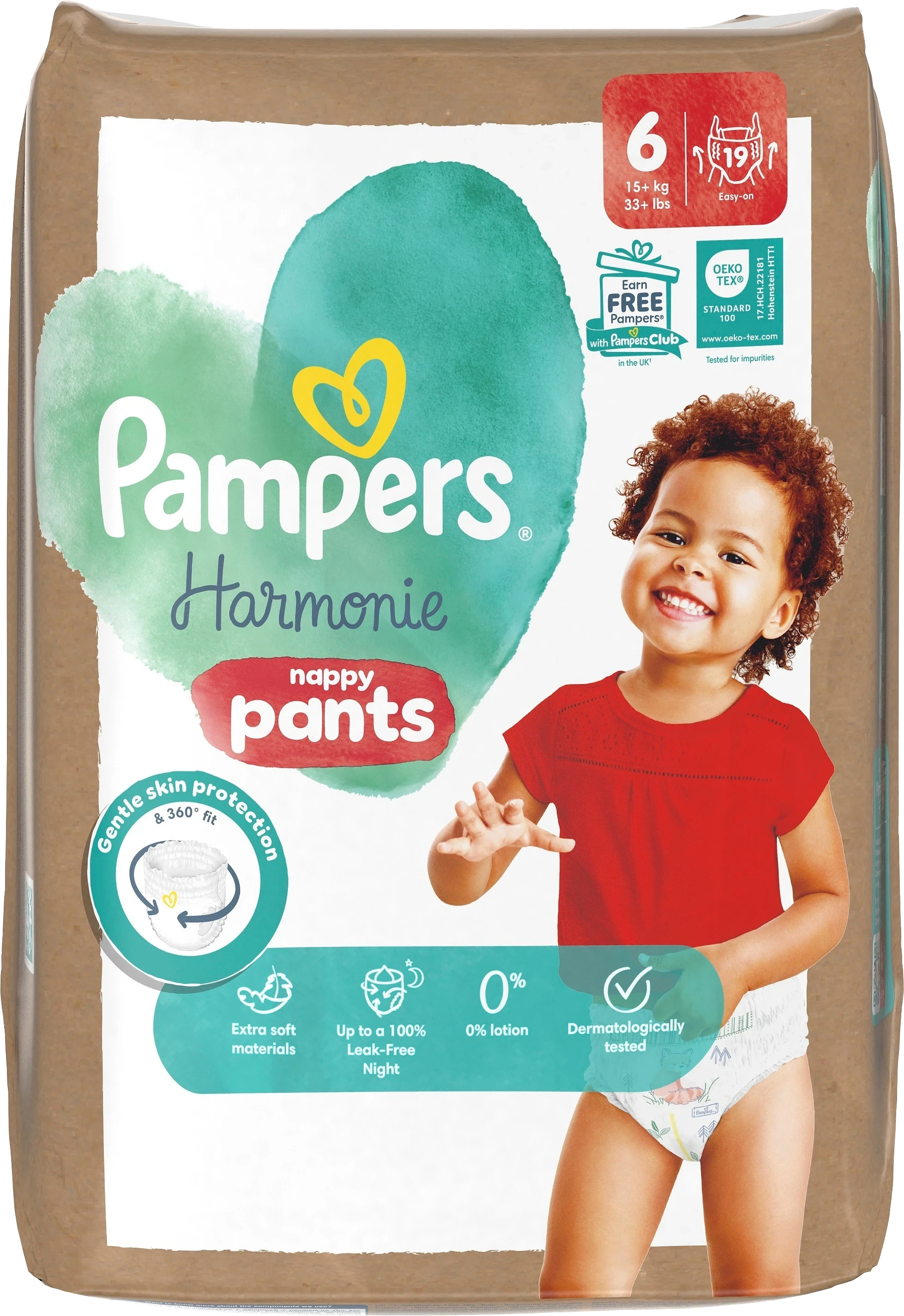 Pampers Harmonie Storlek 6 Pants 15+ kg 19 st - Blöjor