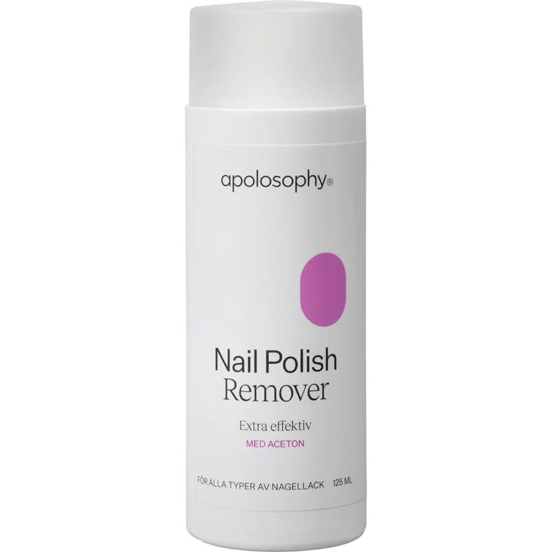 Apolosophy Nail Polish Remover med Aceton 125 ml - Nagellacksborttagning