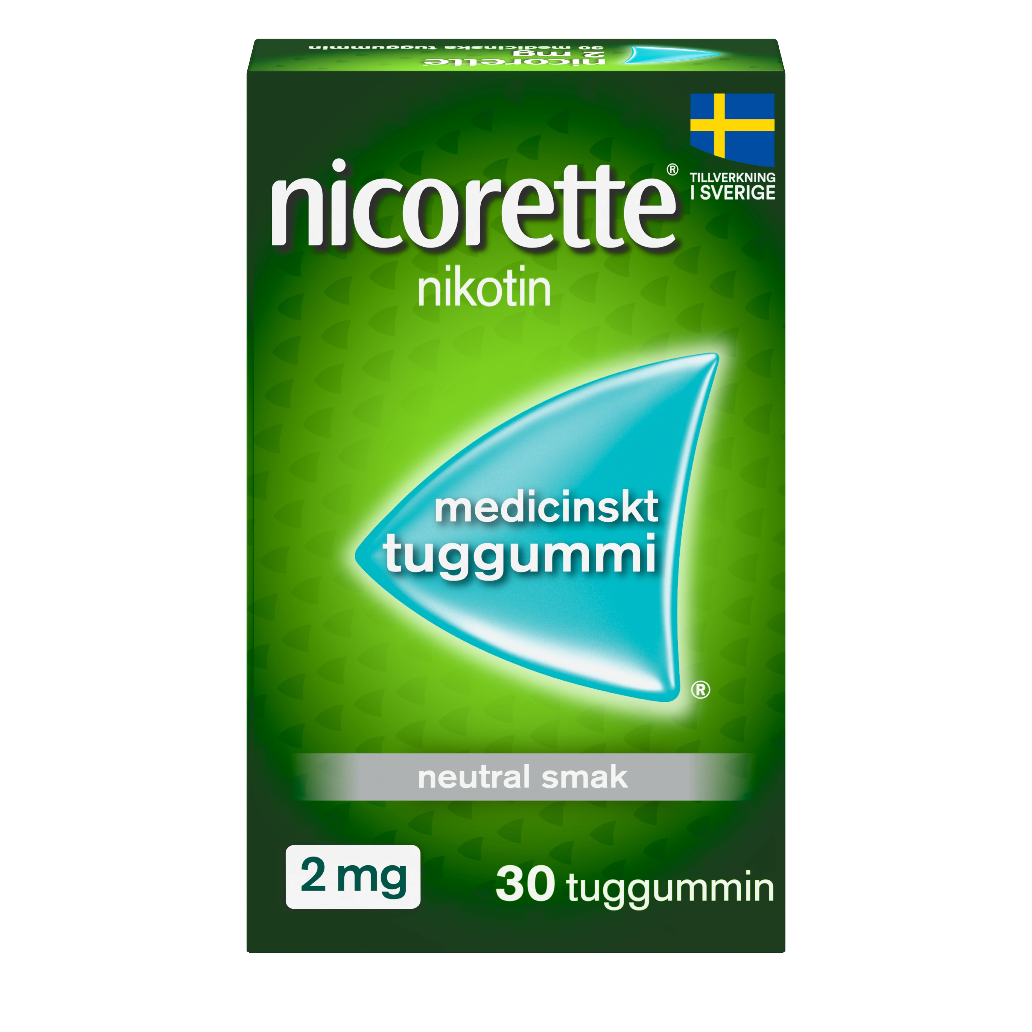 Nicorette medicinskt tuggummi 2 mg 30 st - Nikotintuggummi