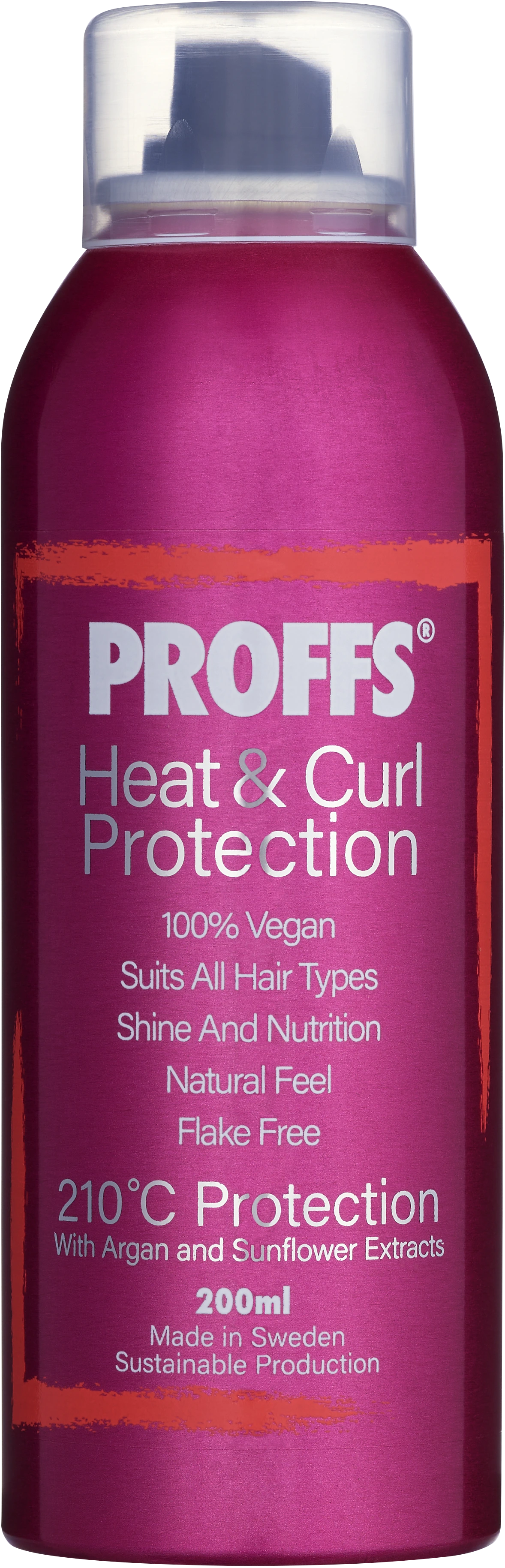 PROFFS Heat & Curl Protection 200 ml - Värmeskydd för håret