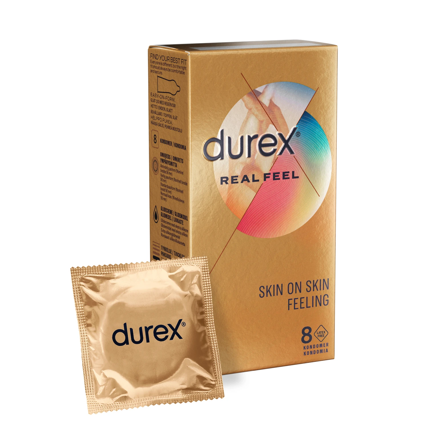 Durex Real Feel Kondomer 8 st - Kondomer