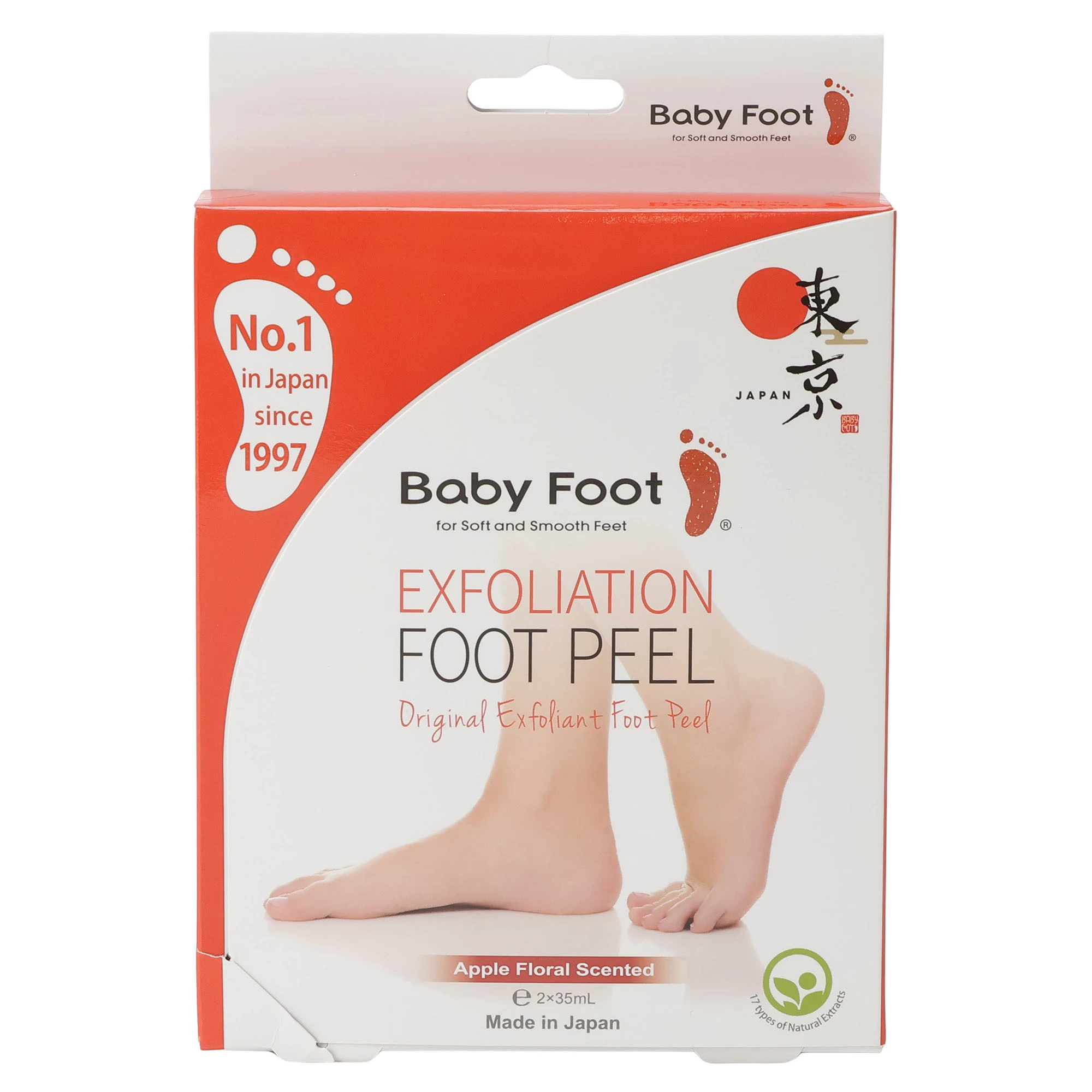 Baby Foot Exfoliation Foot Peel 2 x 35 ml - Fotbad