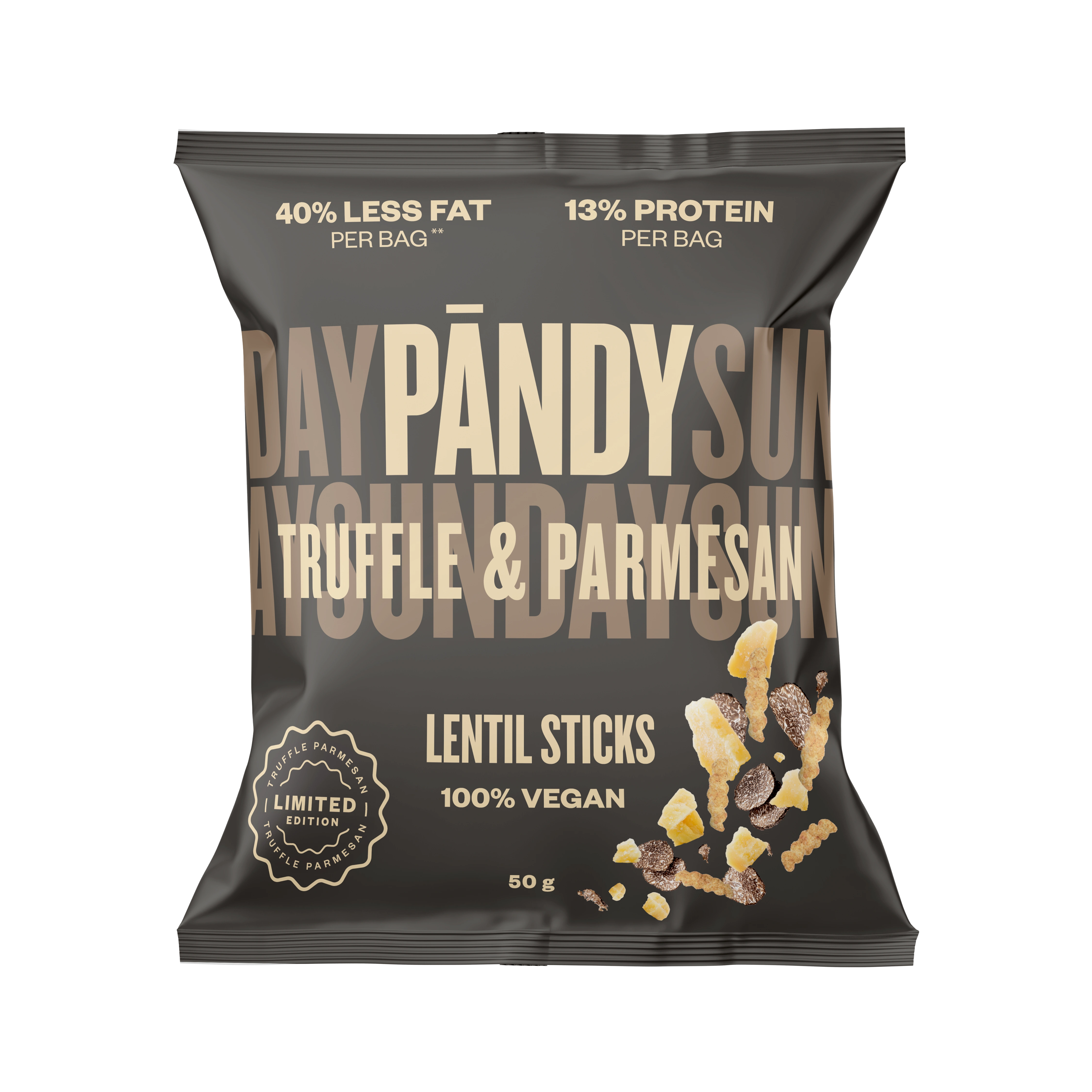 Pändy Lentil sticks Truffle & Parmesan 50 g - Mat & dryck
