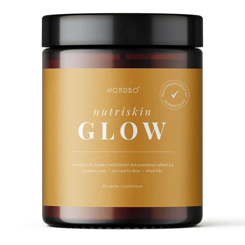 Nordbo Nutriskin GLOW 60 kapslar - Kosttillskott för hår, hud & naglar