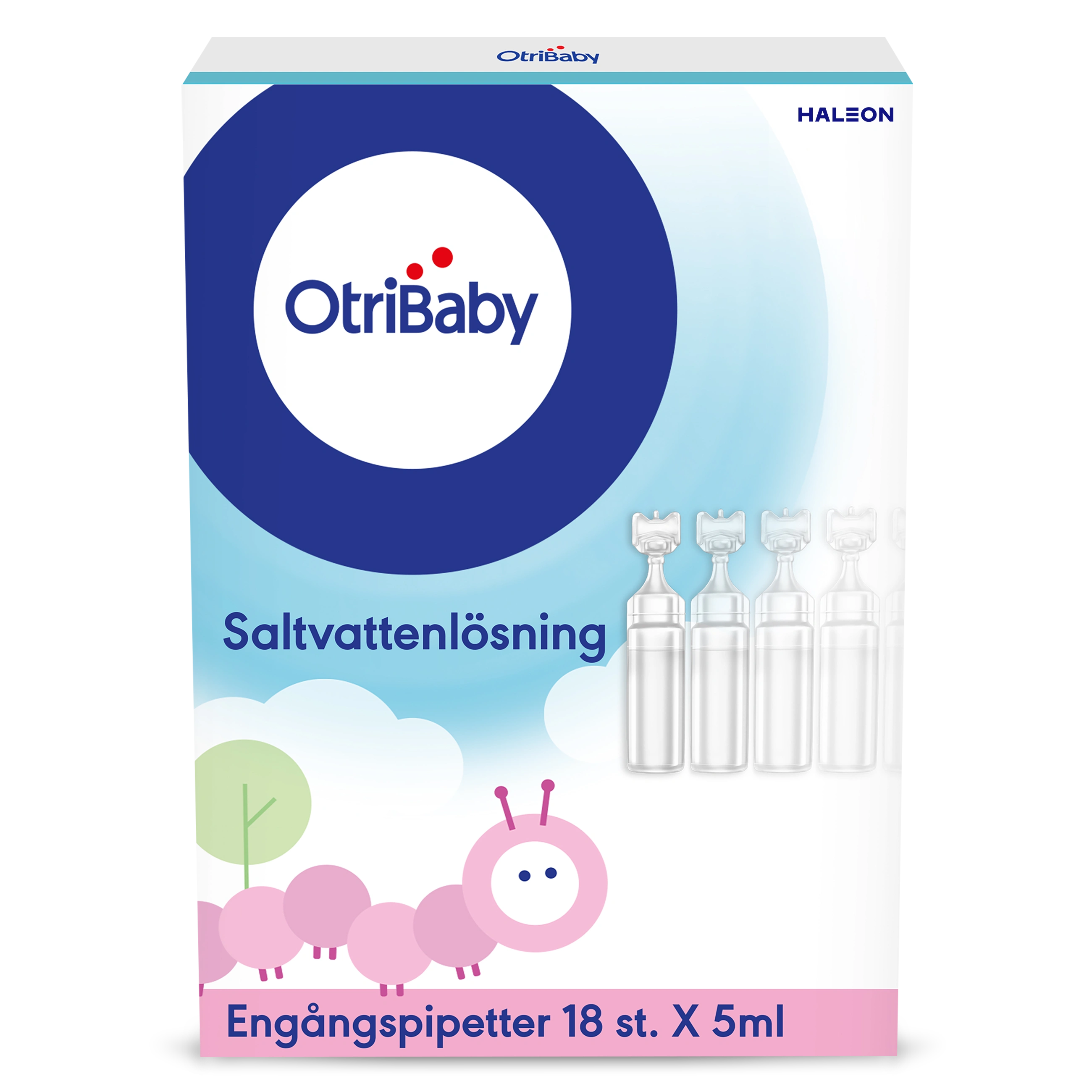 Otri-Baby Saltvattenlösning Engångspipetter 5 ml - Koksaltlösning & smörjande