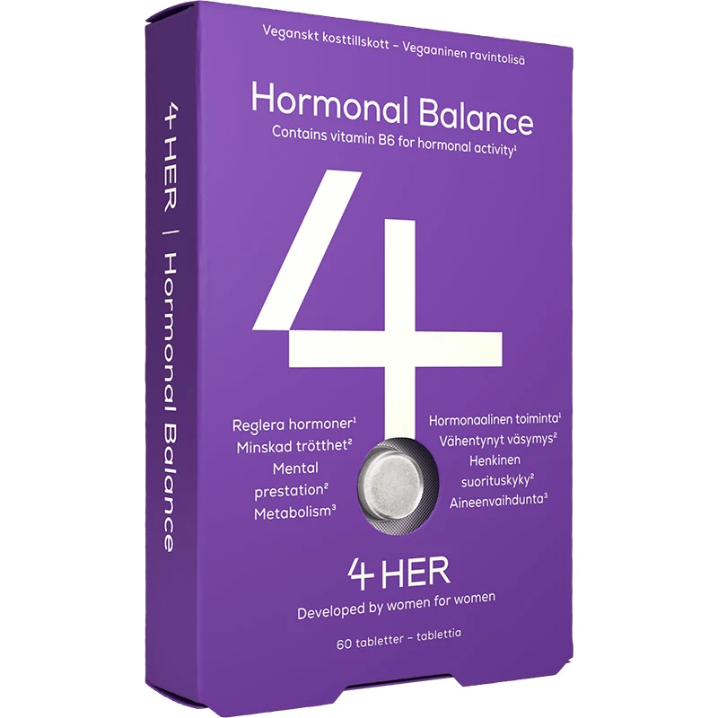 4HER Hormonal Balance 60 tabletter - Kosttillskott för kvinnor