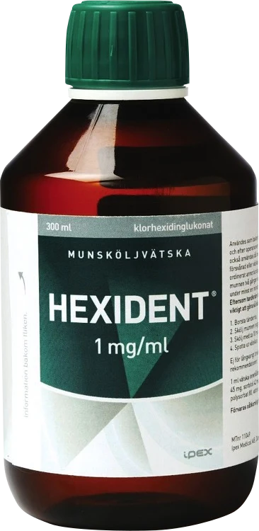 Hexident munskölj 1mg/ml - Bakteriedödande munskölj