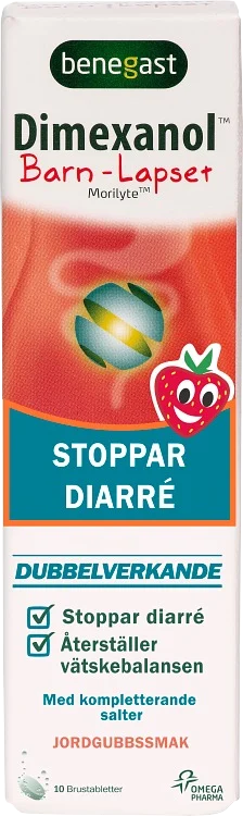 Dimexanol barn tablett 10 st - Diarré & magsjuka hos barn