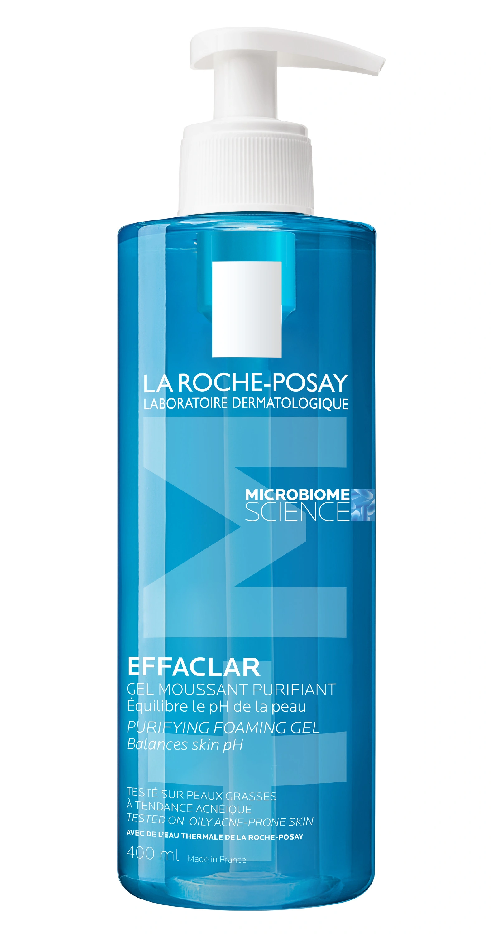 La Roche-Posay Effaclar Cleansing Gel+M Pump 400 ml - Ansiktsrengöring