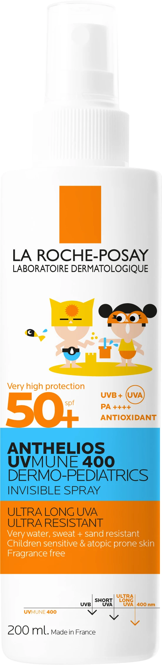 La Roche-Posay Anthelios Kids UVMUNE Kids spray spf50+ 200 ml - Solkräm för barn