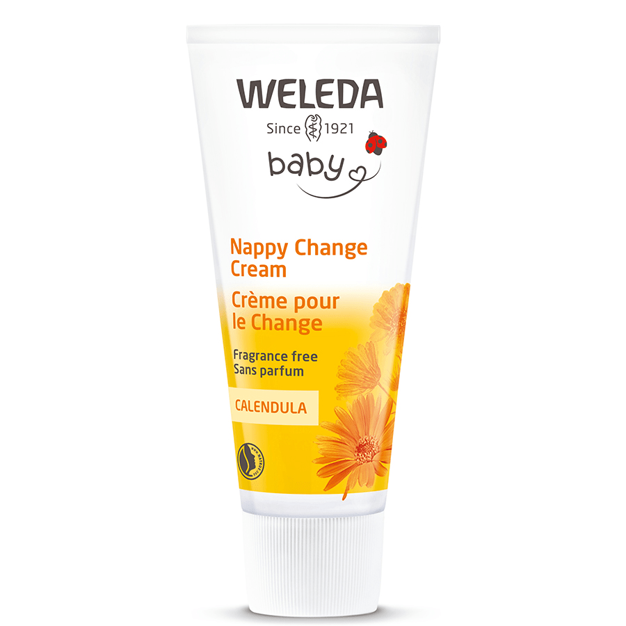 Weleda Calendula Nappy Change Cream Fragrance Free 75 ml - Babyrumpor & röda stjärtar