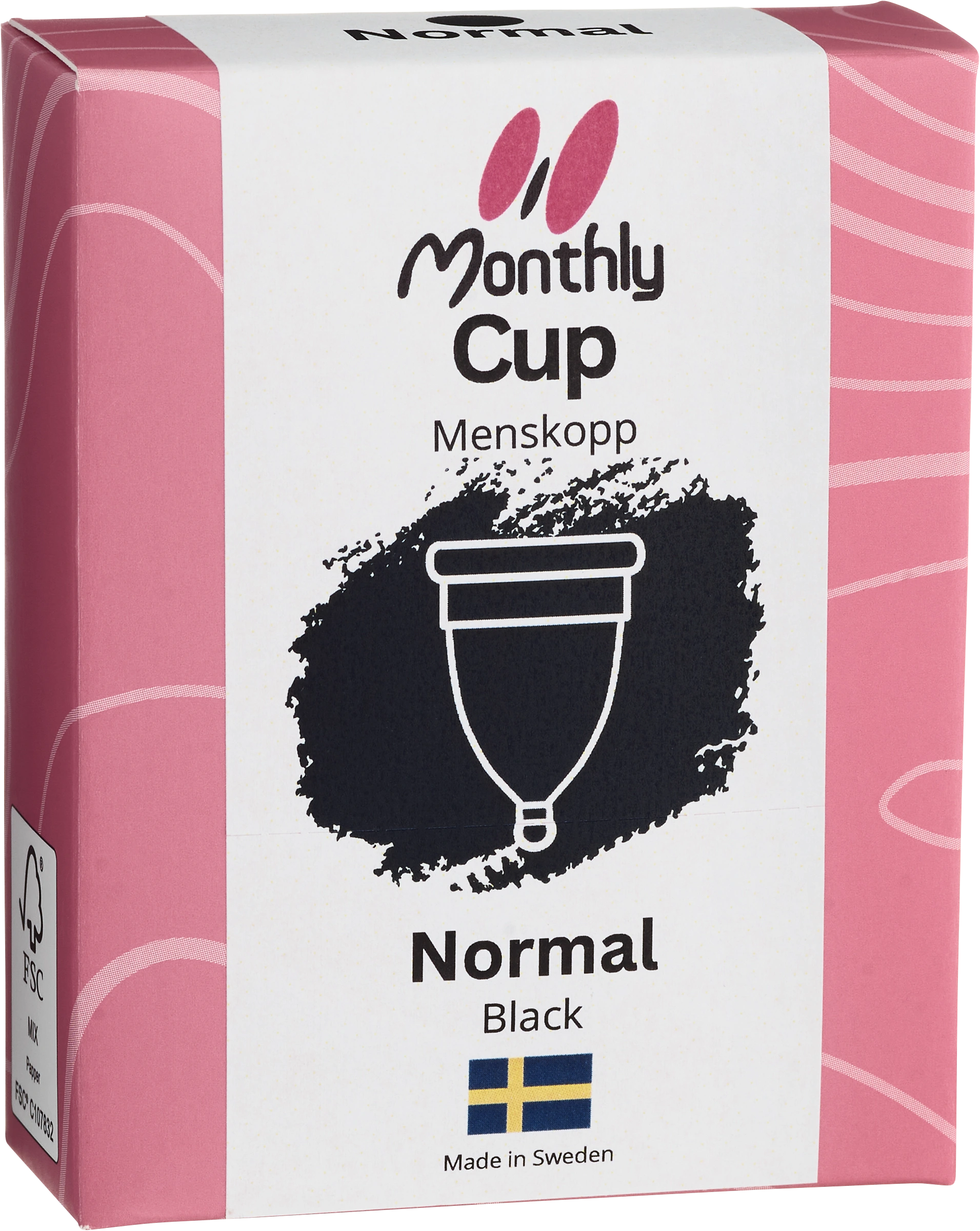 MonthlyCup Normal Black 1 st - Menskopp