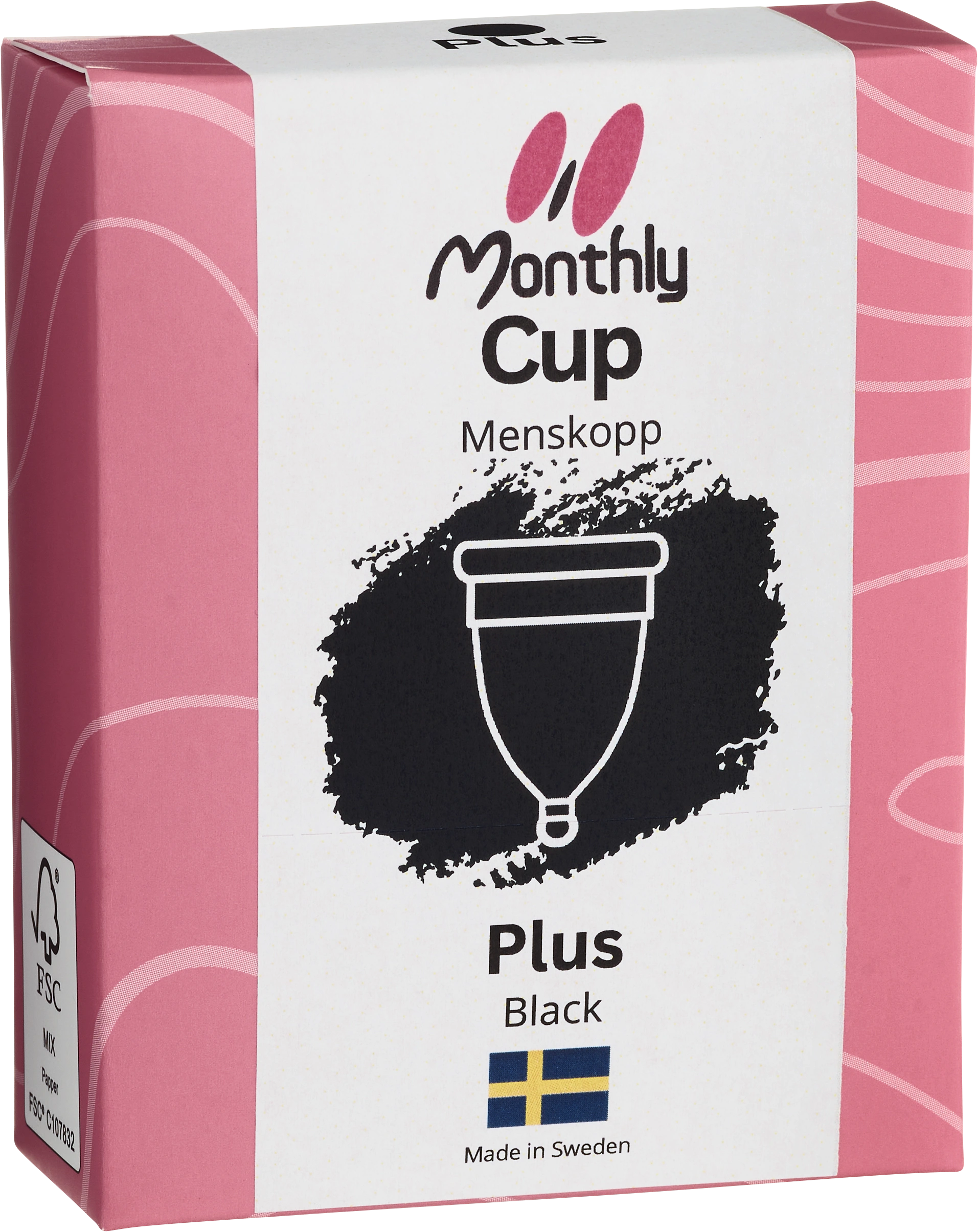 MonthlyCup Plus Black 1 st - Menskopp