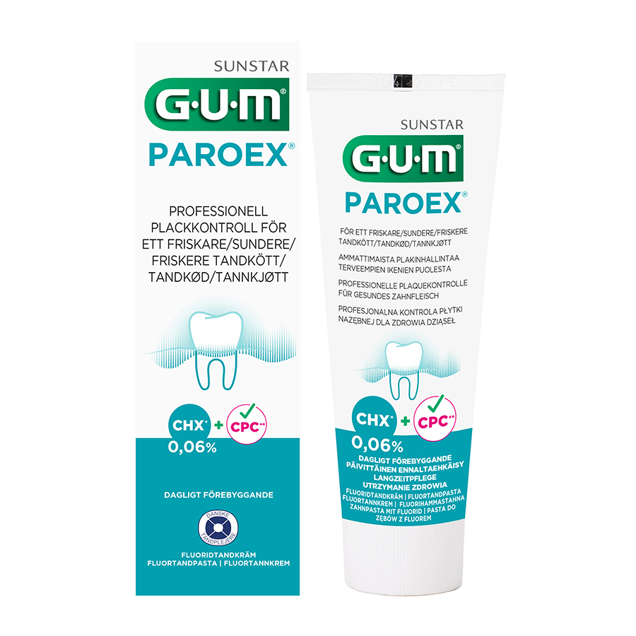 GUM Paroex tandkräm 0,06% 75 ml - Tandköttsinflammation