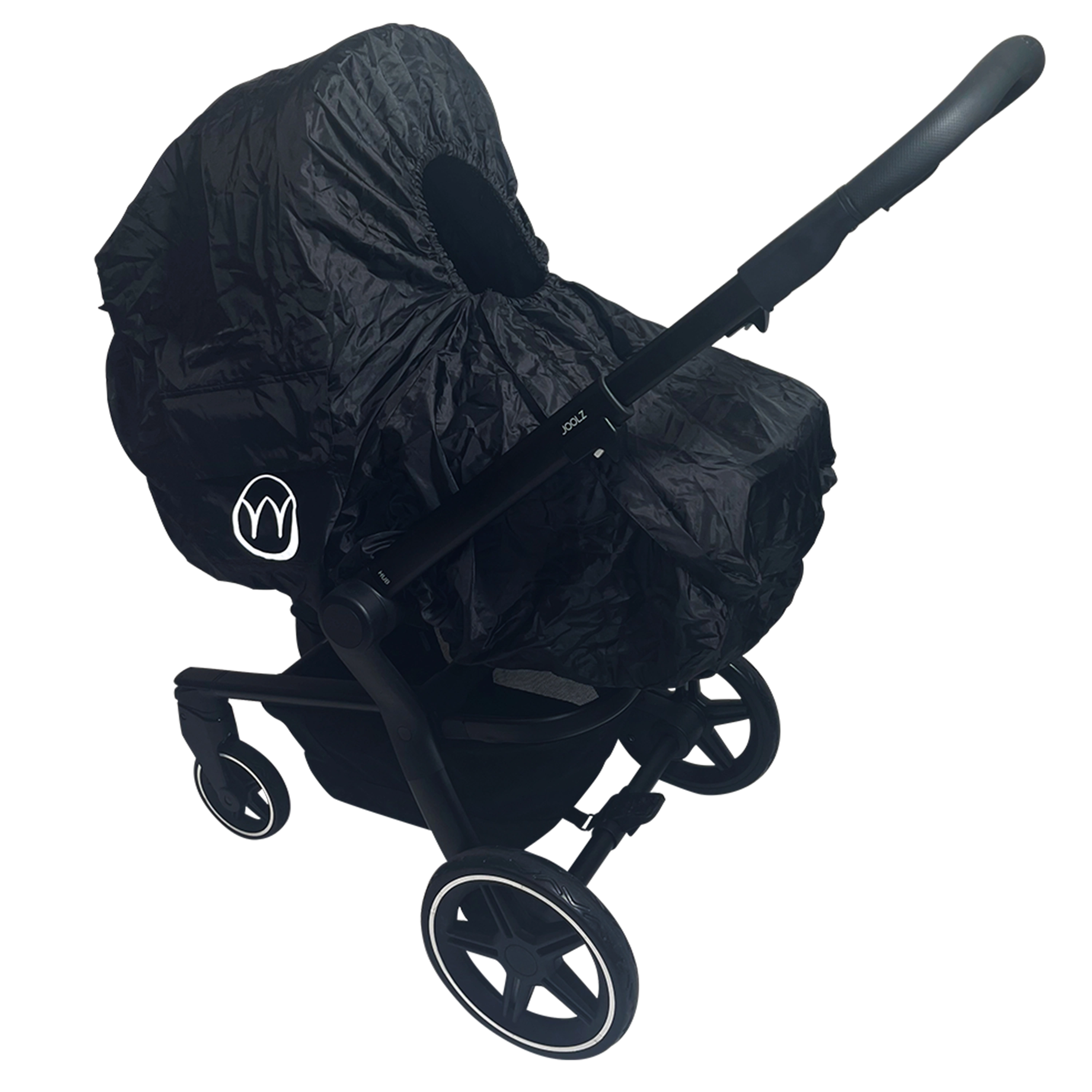Najell Regnsydd Matte Black - Myggnät och regnskydd för barnvagn