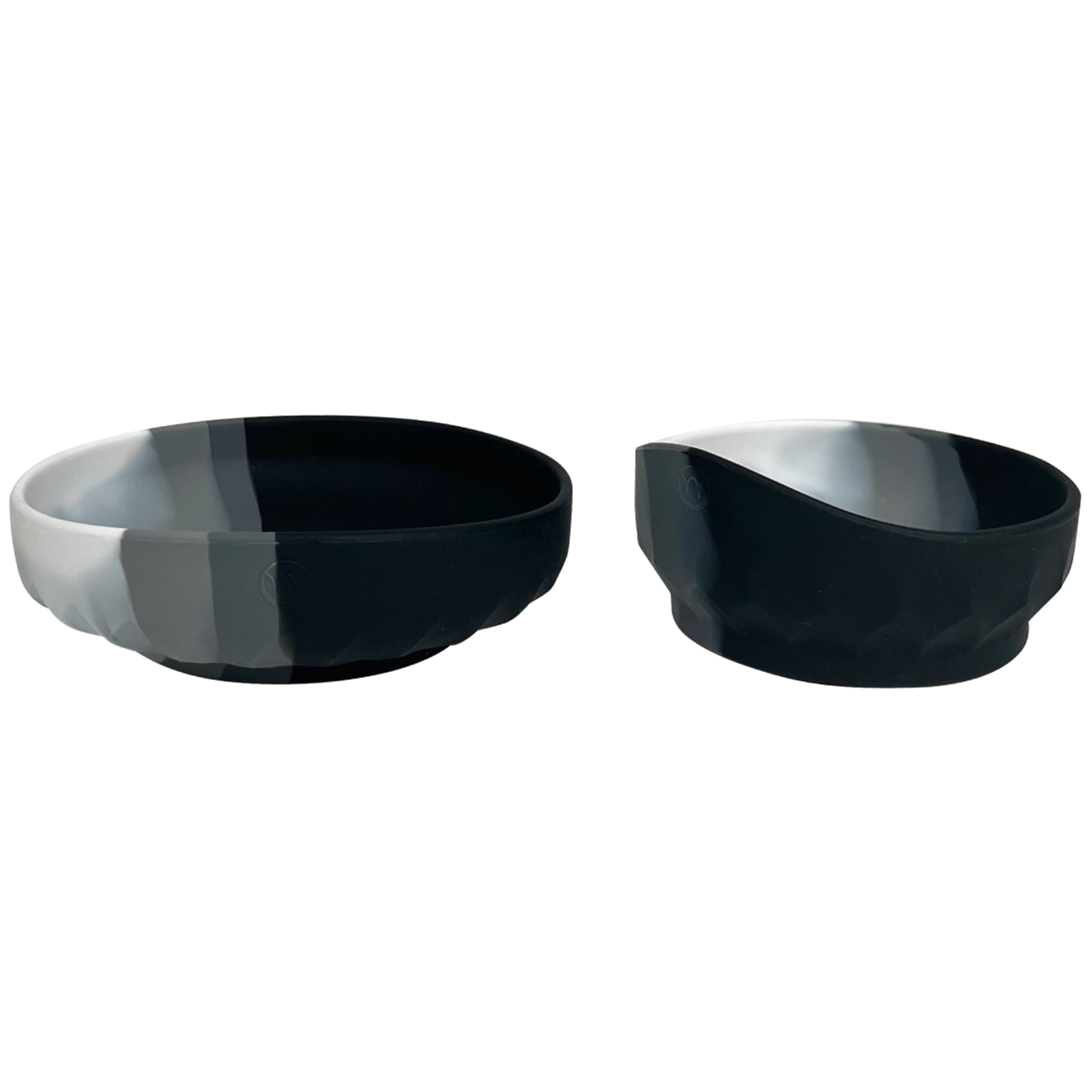 Najell Barntallrik & Skål Silikon Moonstone Black - Barntallrik & barnbestick