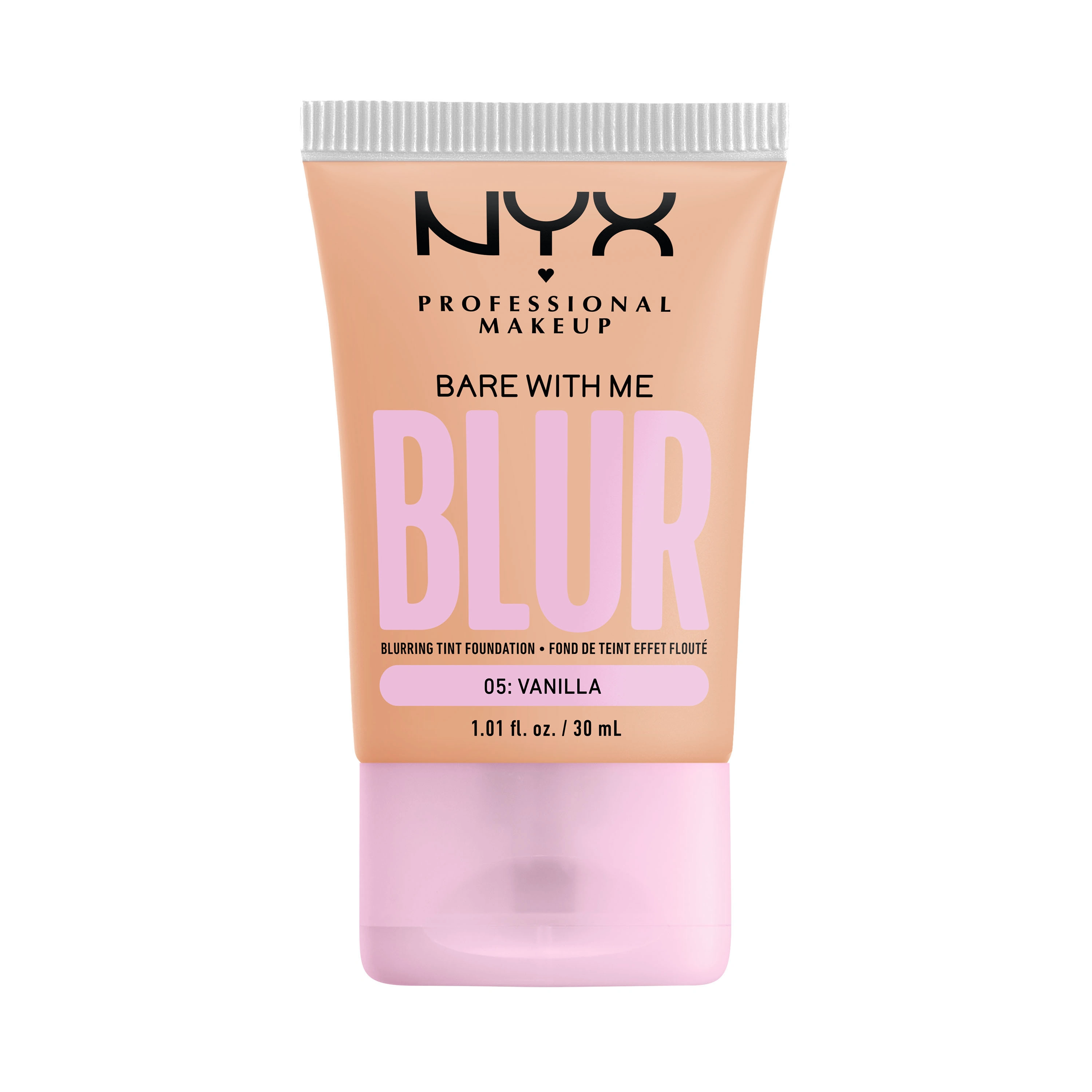 NYX Professional Makeup Bare With Me Blur Tint Foundation 30 ml 05 Vanilla - Flytande foundation