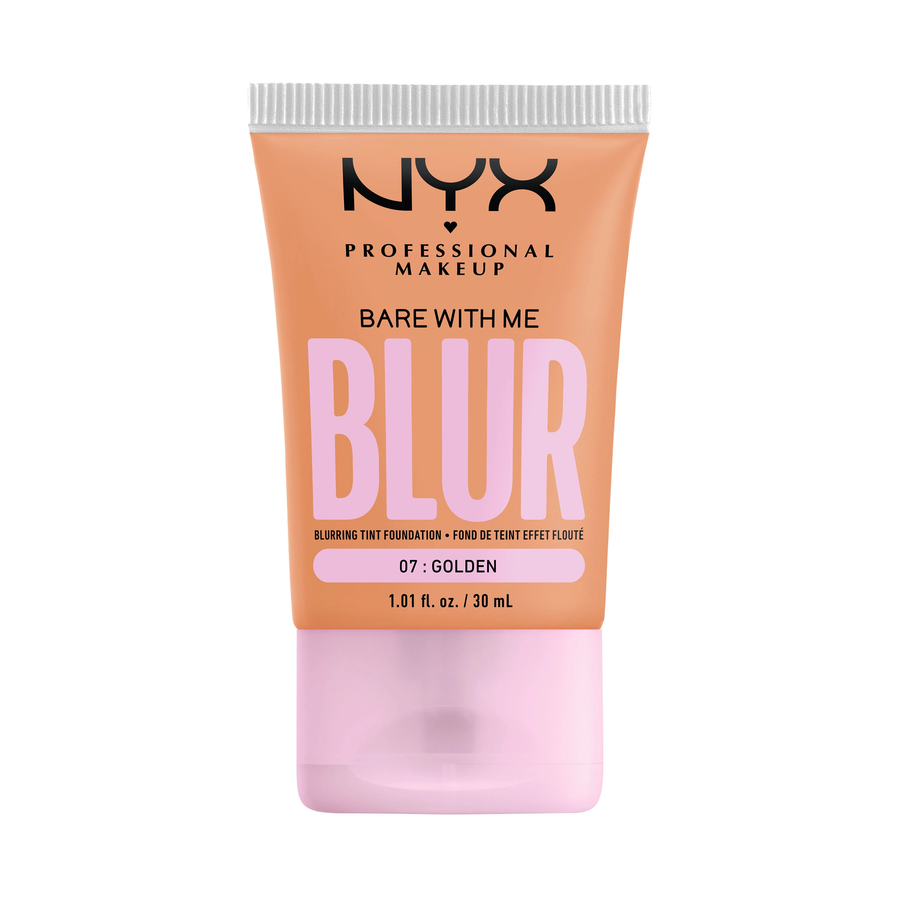 NYX Professional Makeup Bare With Me Blur Tint Foundation 30 ml 07 Golden - Flytande foundation