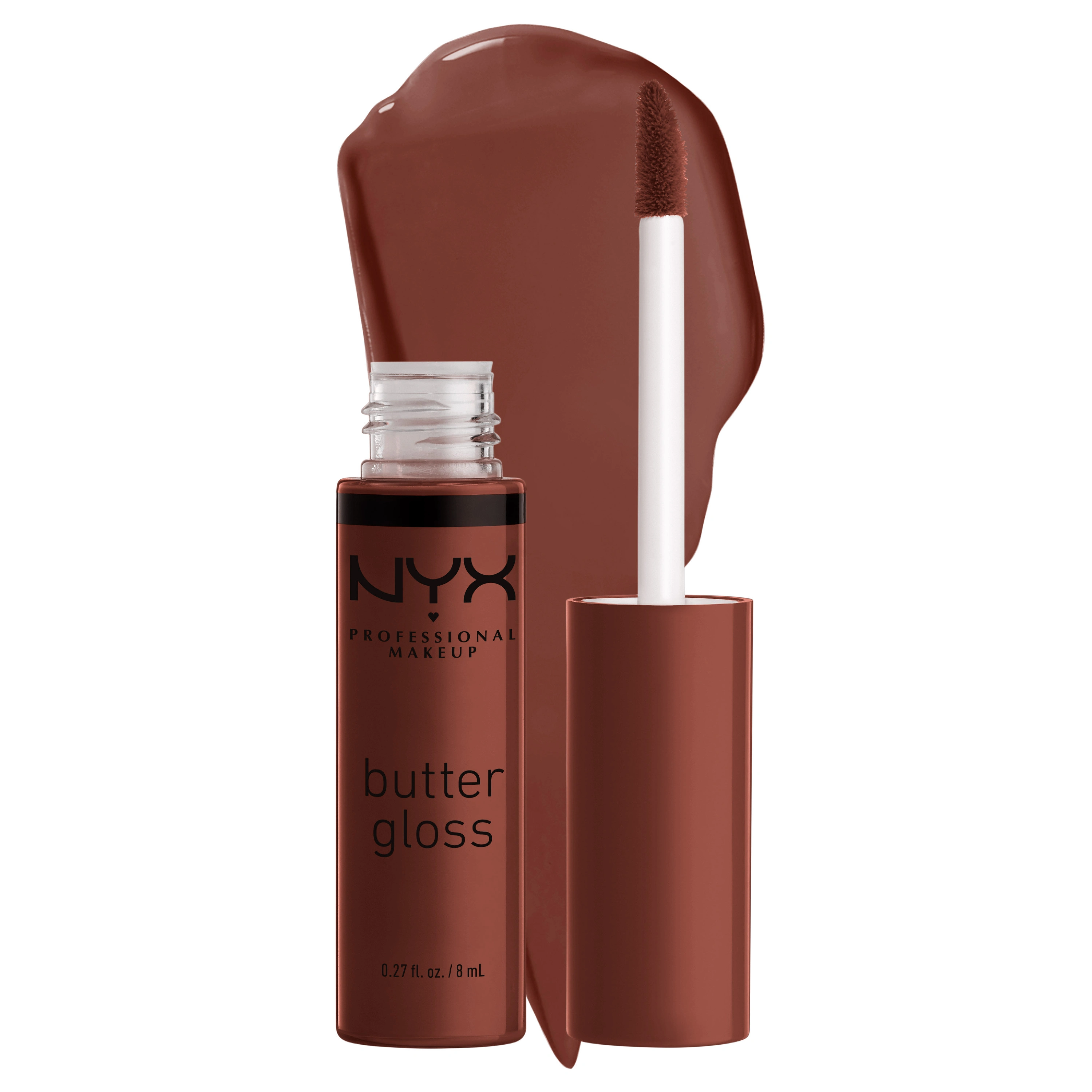 NYX Professional Makeup Butter Gloss Lip Gloss 8 ml 51 Brownie Drip - Läppglans