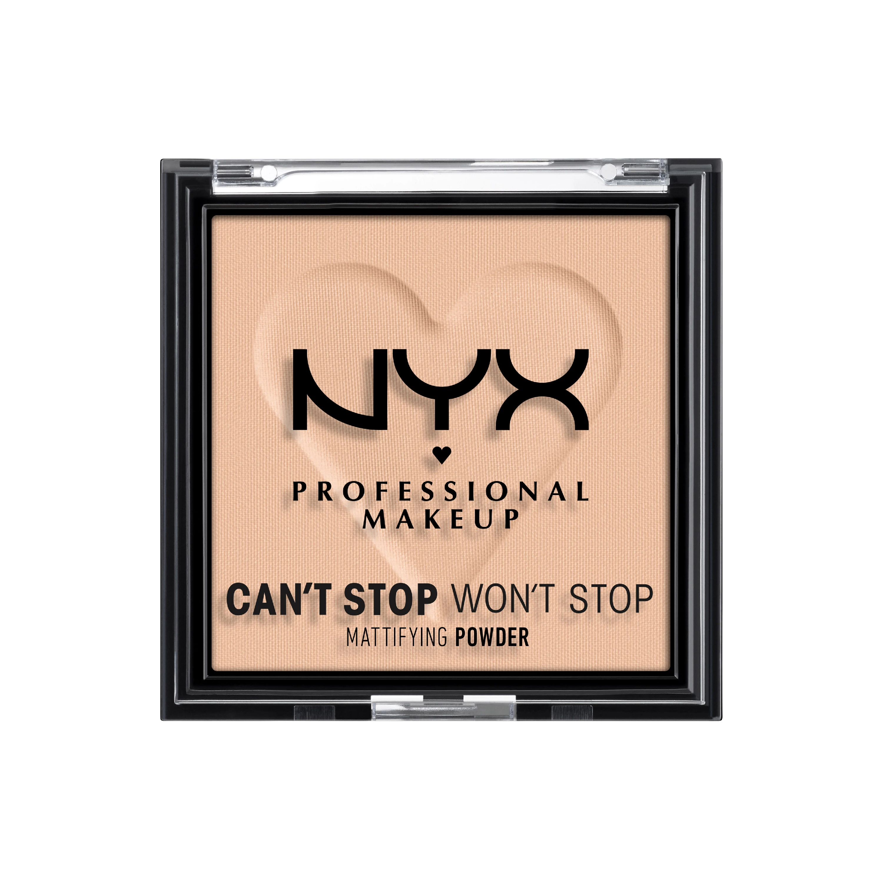 NYX Professional Makeup Can't Stop Won't Stop Mattifying Pressed Powder 6 g 03 Light Medium - Puder