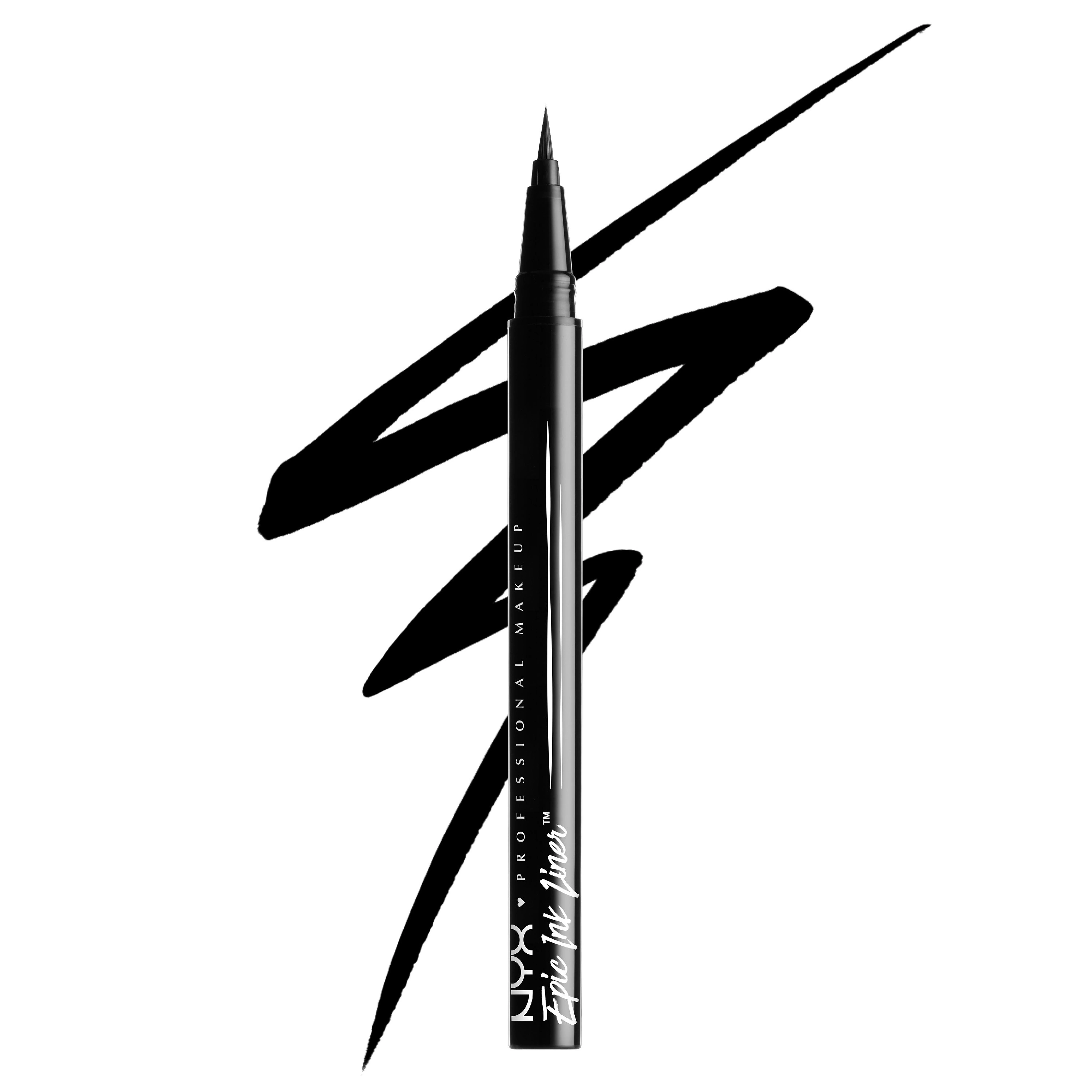 NYX Professional Makeup Epic Ink Waterproof Liquid Eyeliner 1 ml 01 Black - Vattenfast eyeliner
