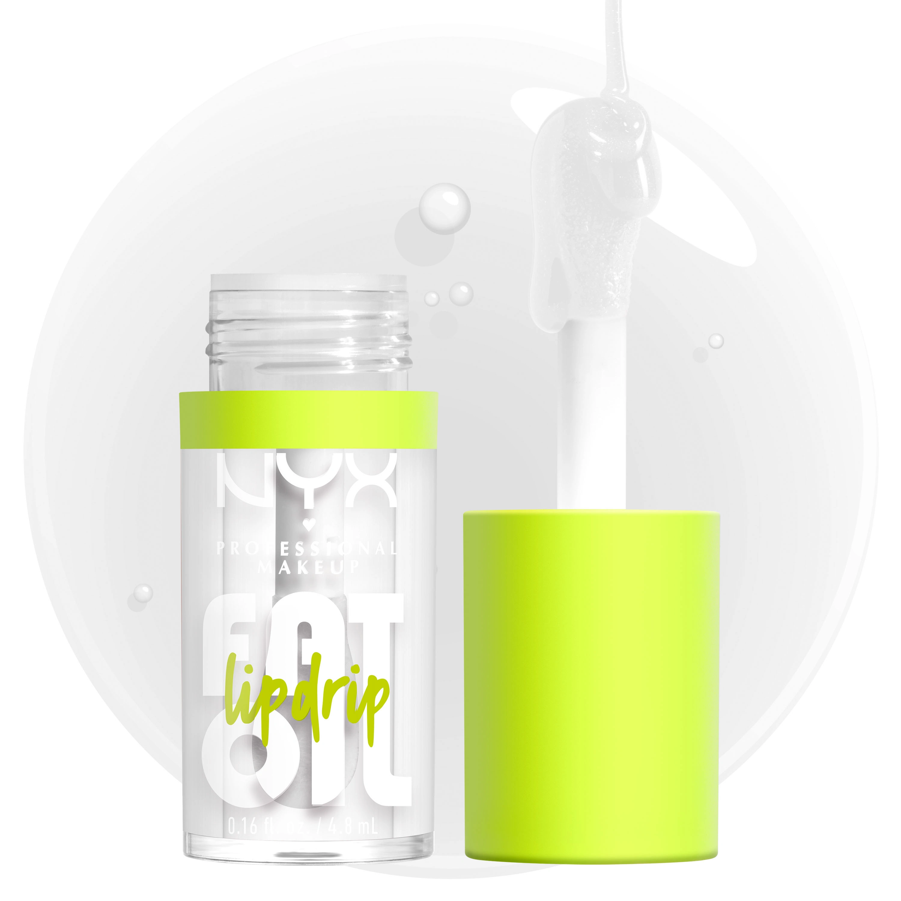 NYX Professional Makeup Fat Oil Lip Drip Lip Gloss 4,8 ml 01 My Main - Läppbalsam