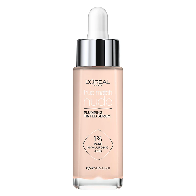 L'Oréal Paris True Match Nude Plumping Tinted Serum 30 ml Very light 0,5-2 - Foundation