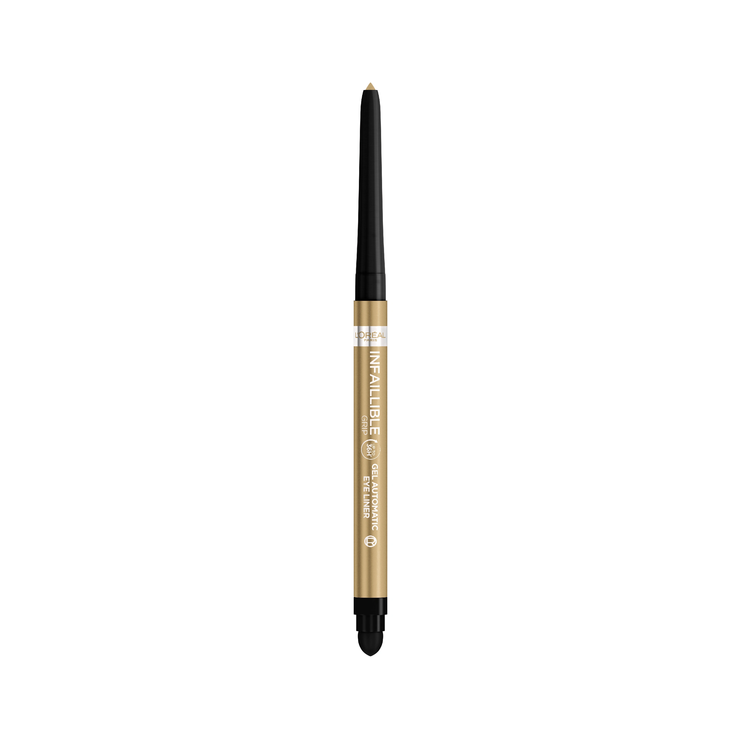 L'Oréal Paris Infaillible Grip 36H Gel Automatic Eyeliner Bronzed Espresso 12 0,32 g 14 Soft Gold - Vattenfast eyeliner