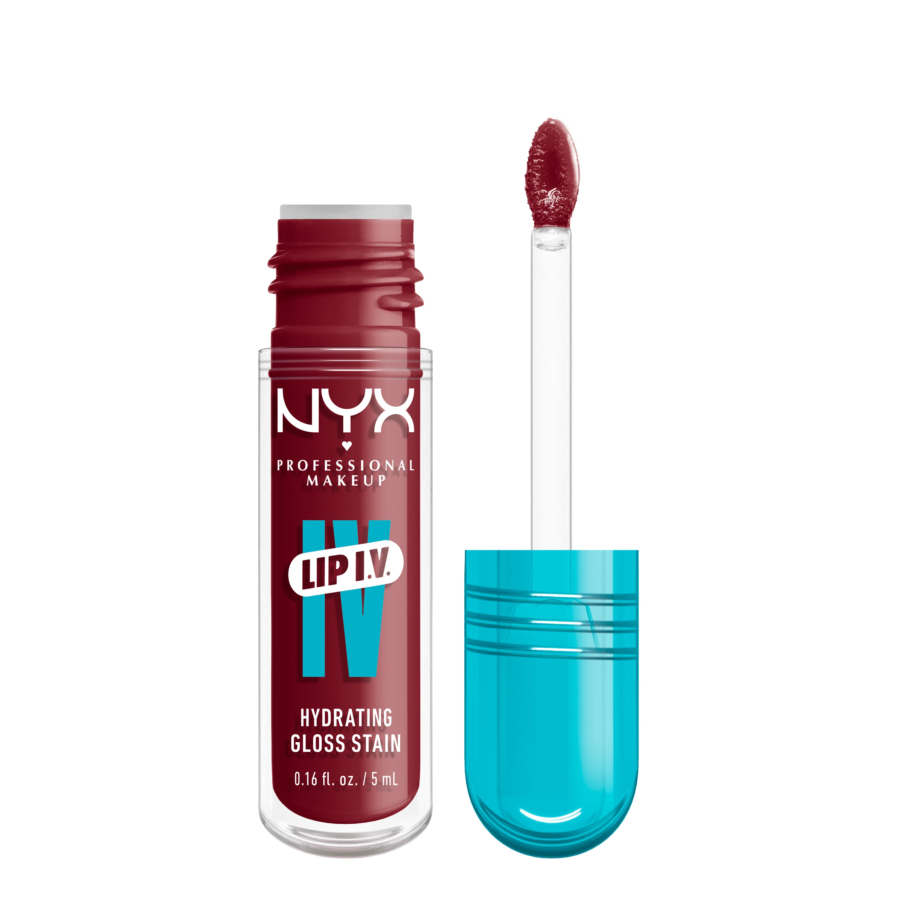 NYX Professional Makeup Lip I.V. Lip Gloss 5 ml 09 Blush Rush - Veganskt smink