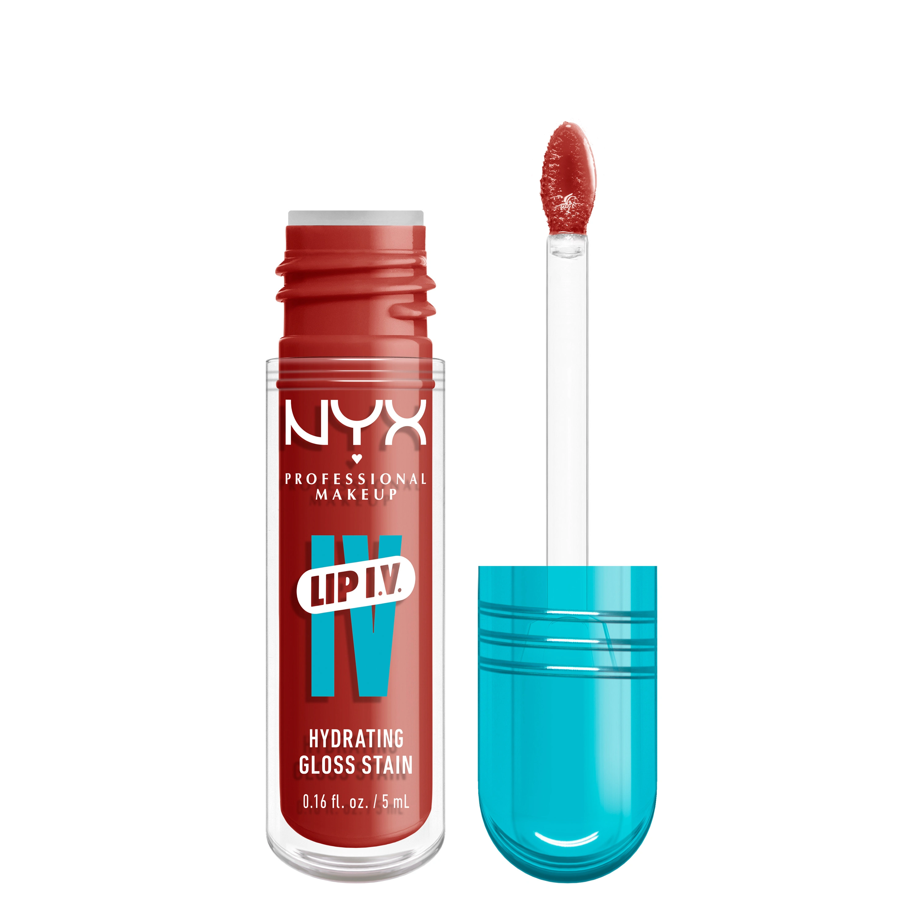 NYX Professional Makeup Lip I.V. Lip Gloss 5 ml 12 Burst That Tang! - Veganskt smink