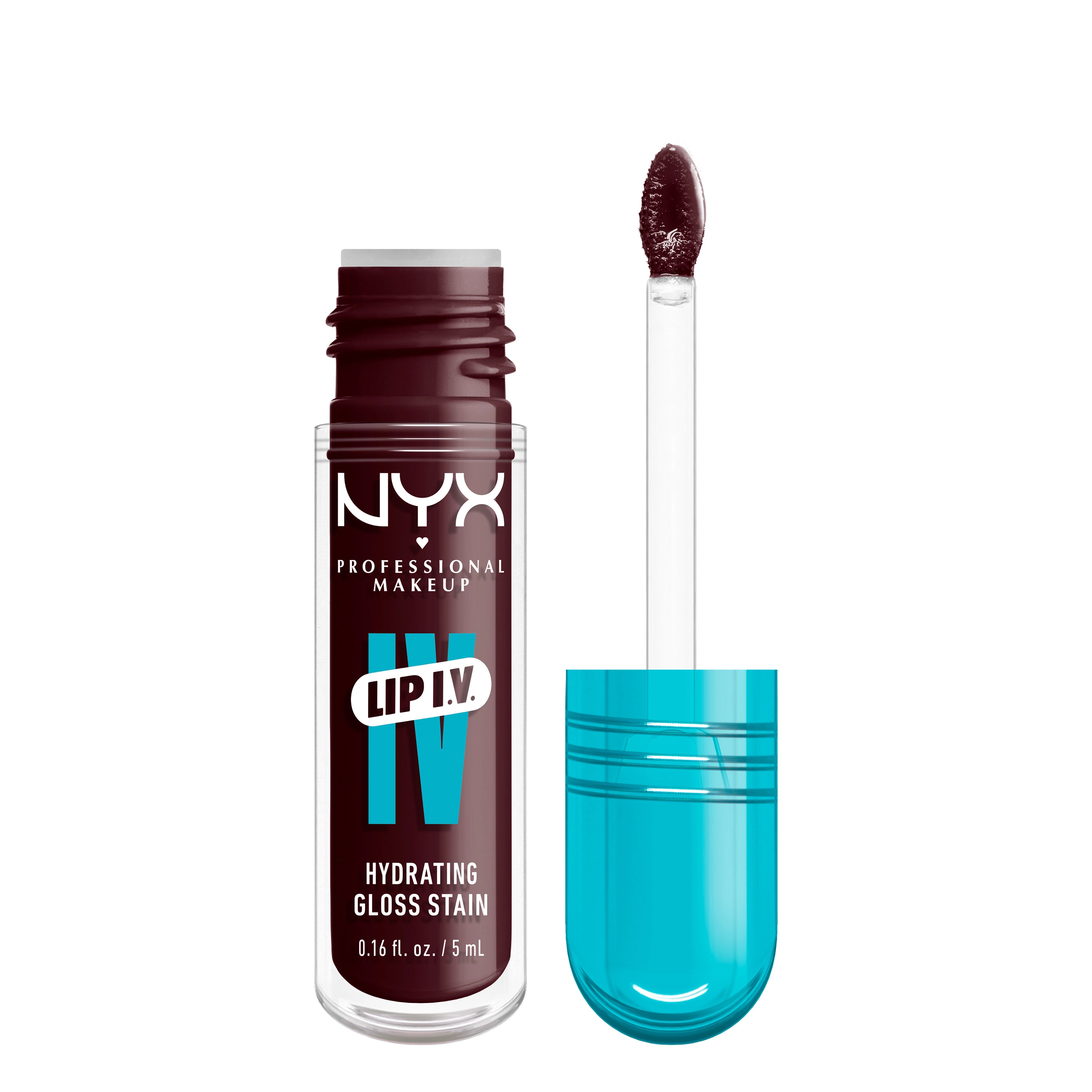 NYX Professional Makeup Lip I.V. Lip Gloss 5 ml 14 Mauve N Moist! - Veganskt smink