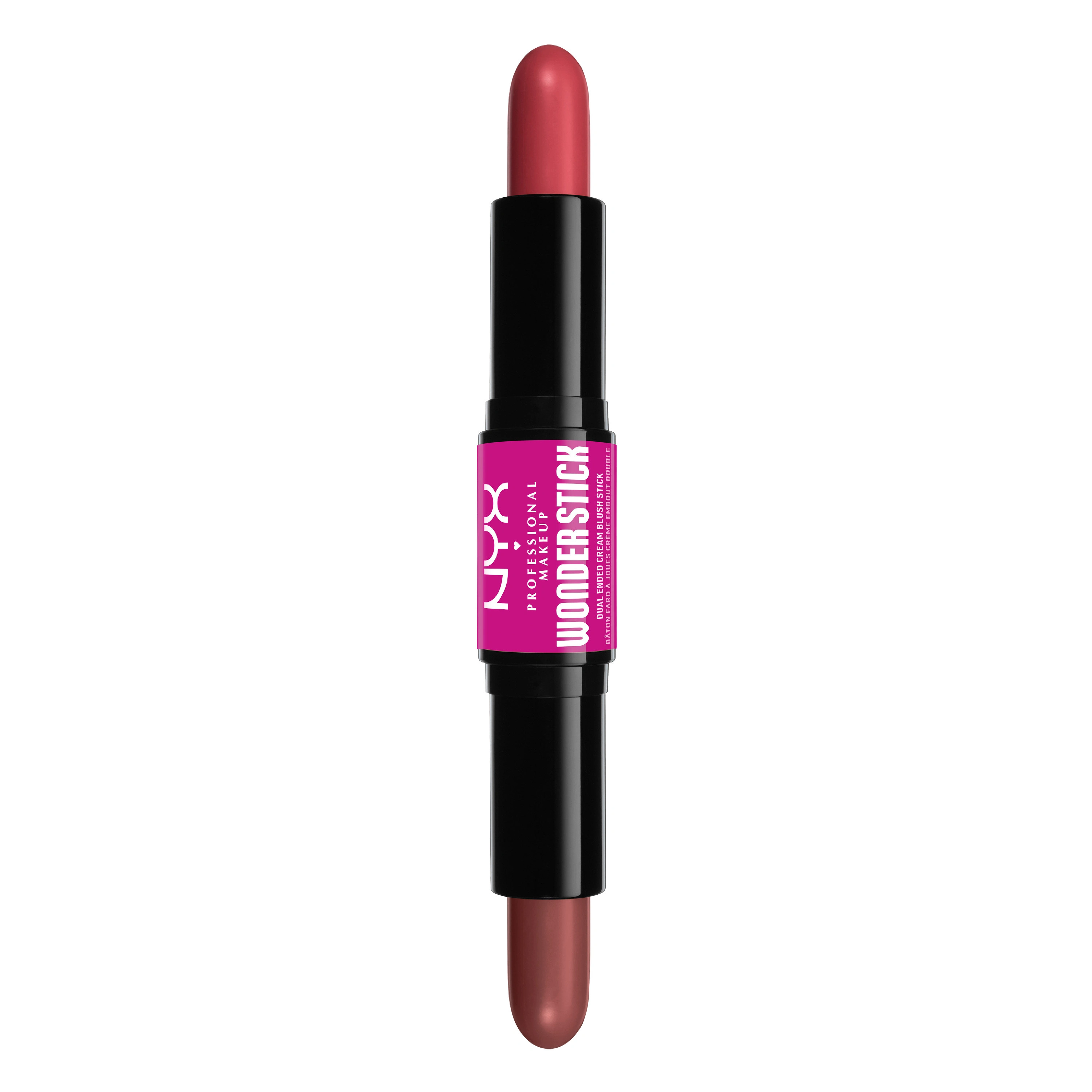 NYX Professional Makeup Wonder Stick Dual-Ended Cream Blush Stick 4 g 03 Coral N Deep Peach - Veganskt smink