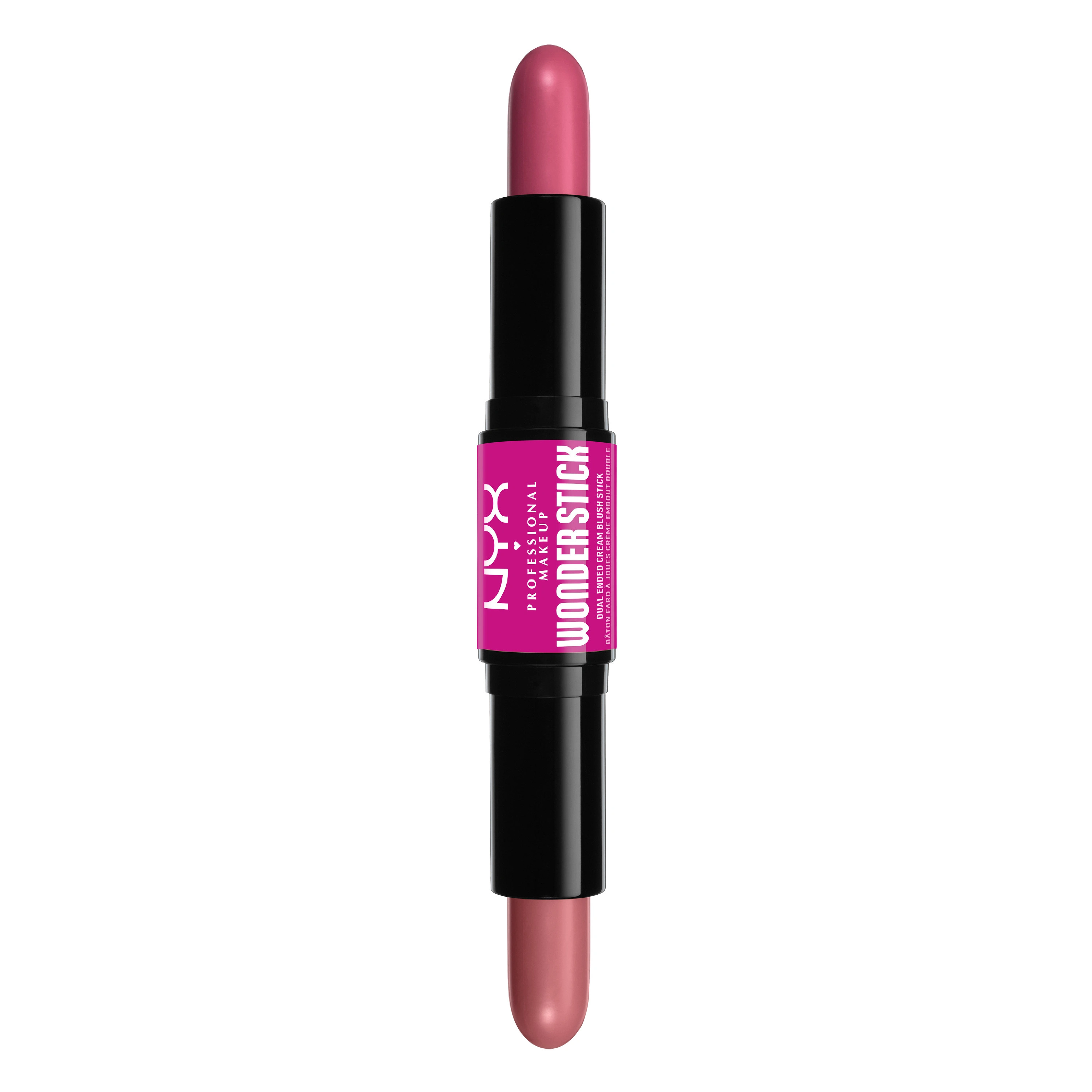 NYX Professional Makeup Wonder Stick Dual-Ended Cream Blush Stick 4 g 01 Light Peach N Baby Pink - Veganskt smink