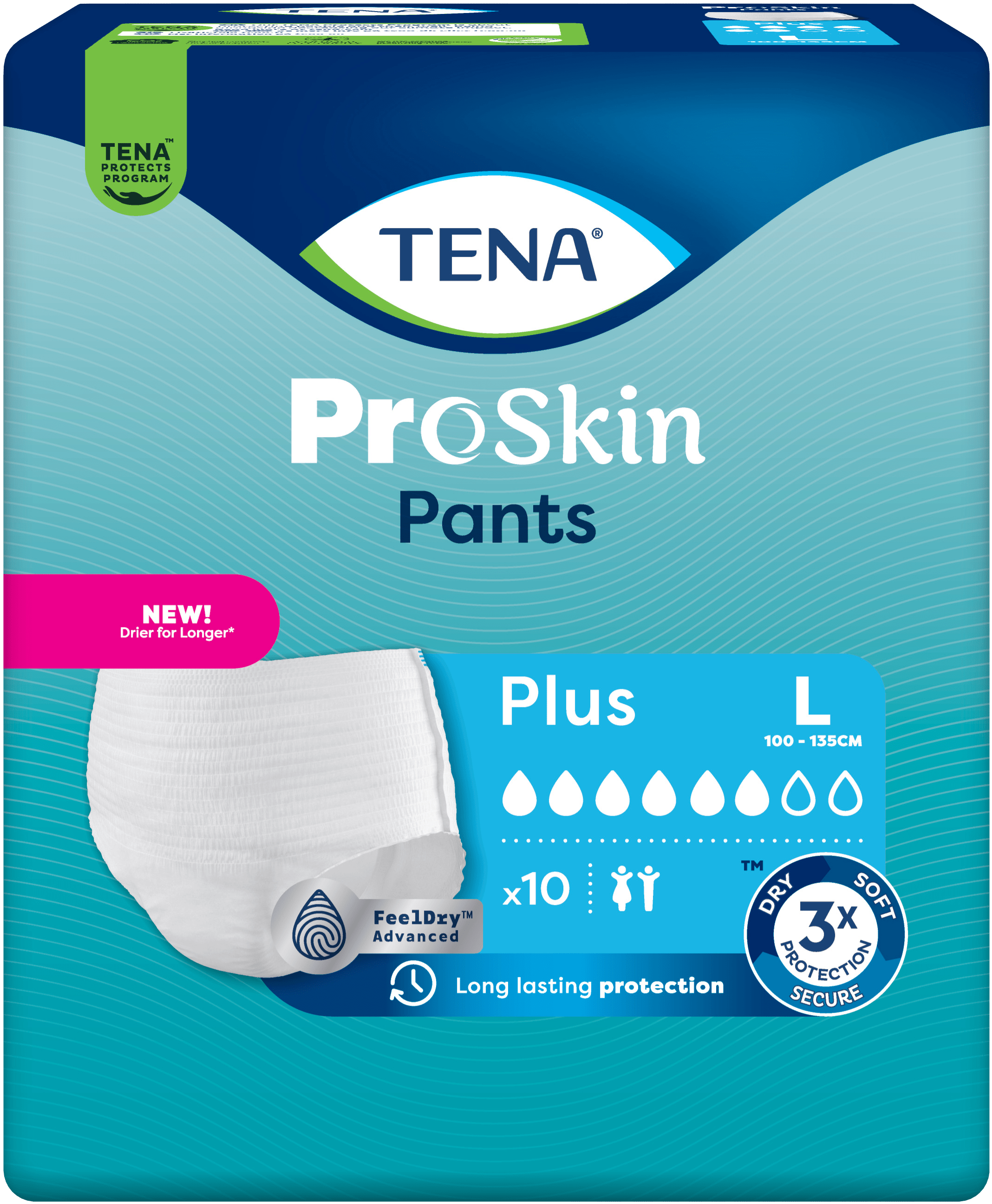 TENA Pants Plus L 10 st - Urinläckage & inkontinens
