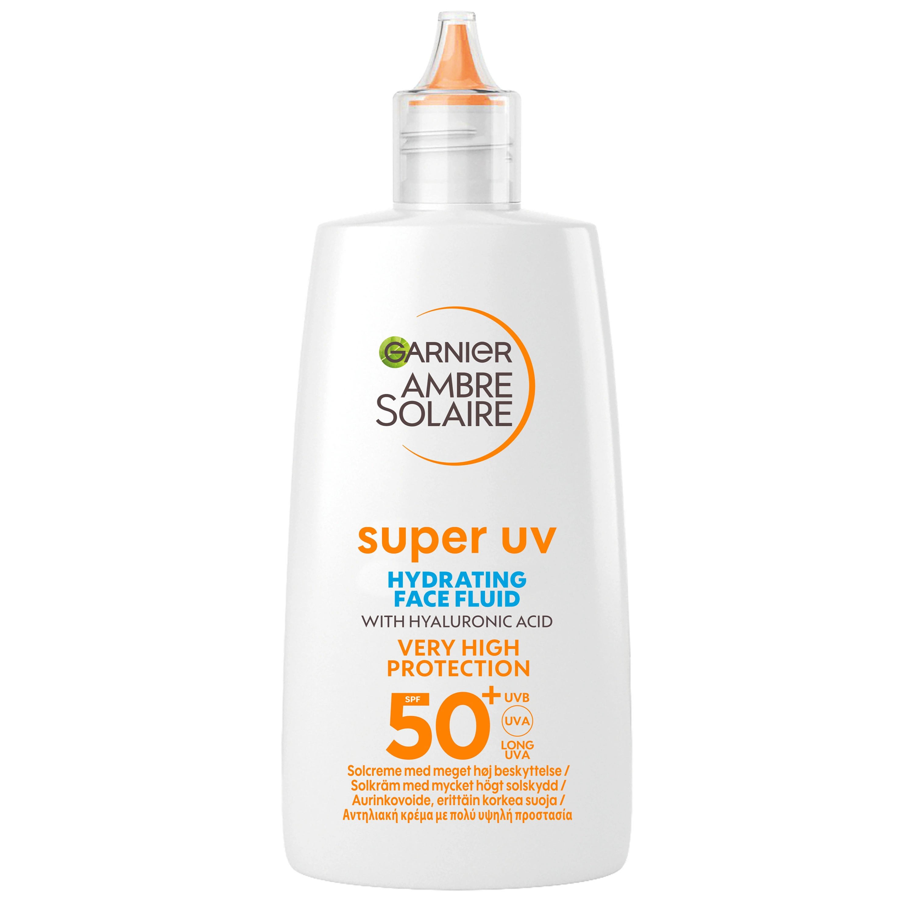 Garnier Ambre Solaire Sensitive Advanced Anti-Dark Spots & Anti-Pollution Super UV Fluid SPF50+ 40 ml - Solskydd ansikte