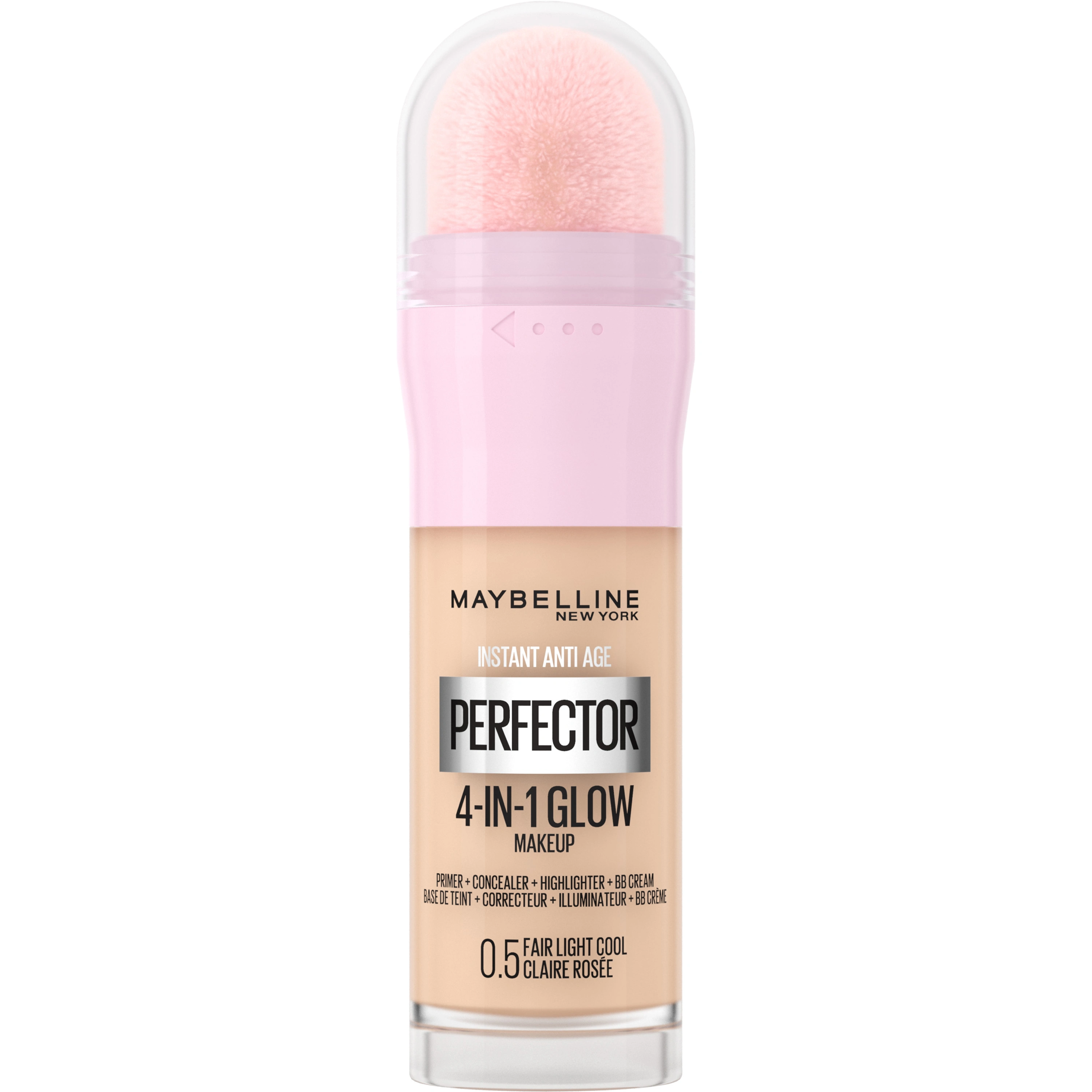 Maybelline New York Instant Perfector 4-in-1 Glow Makeup Foundation 20 ml 0.5 Fair Light Cool - Foundation