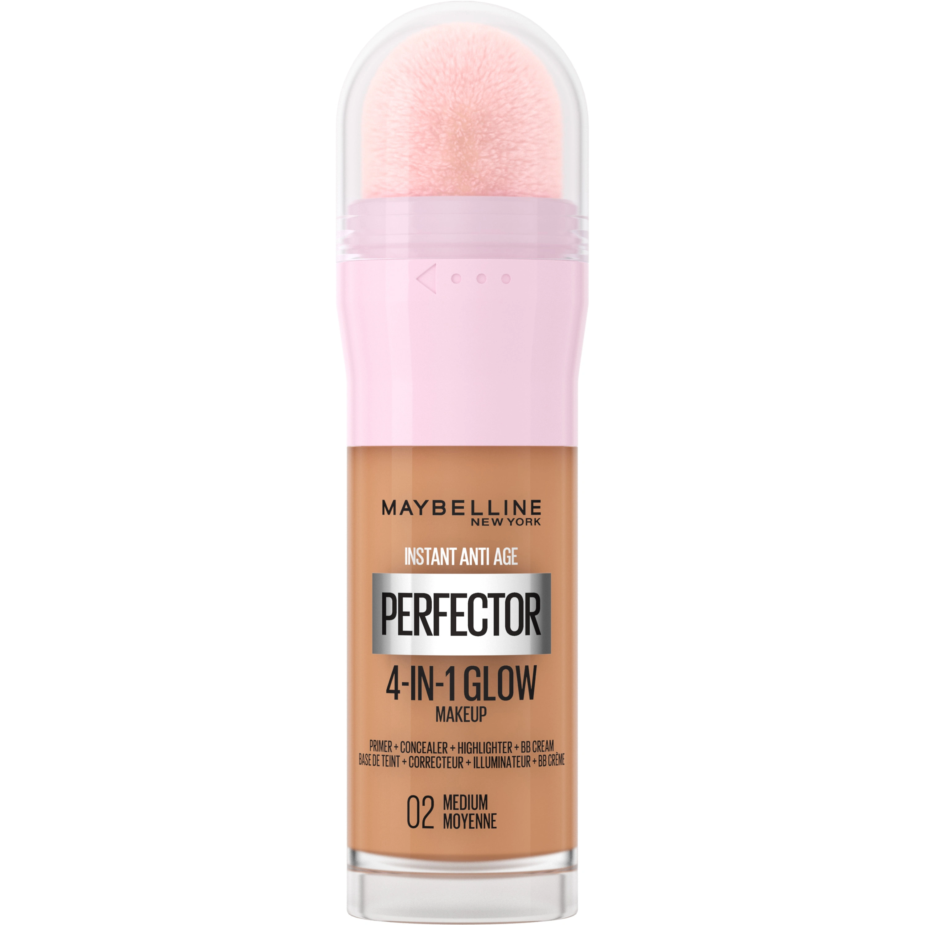 Maybelline New York Instant Perfector 4-in-1 Glow Makeup Foundation 20 ml 02 Medium - Foundation
