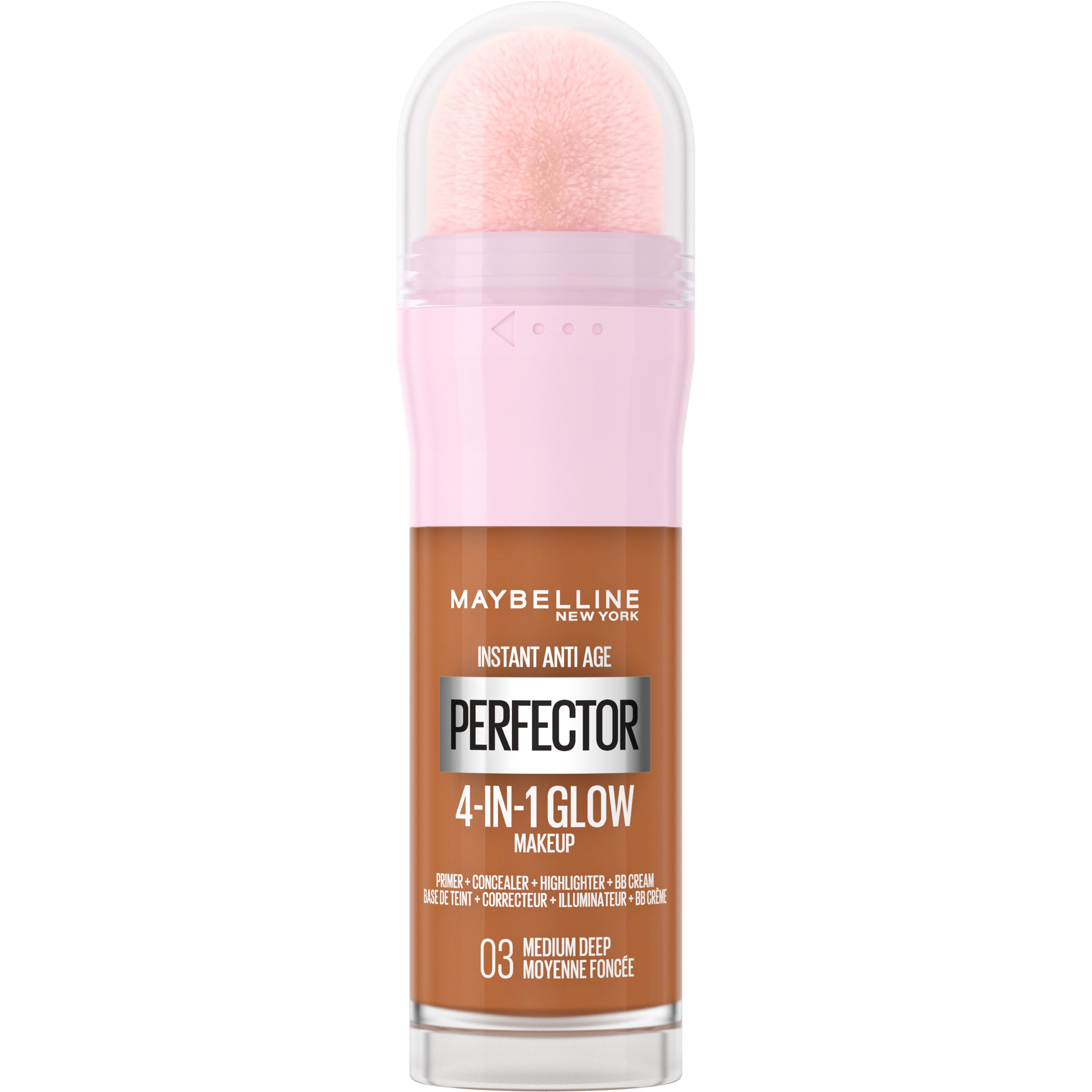 Maybelline New York Instant Perfector 4-in-1 Glow Makeup Foundation 20 ml 03 Medium Deep - Foundation