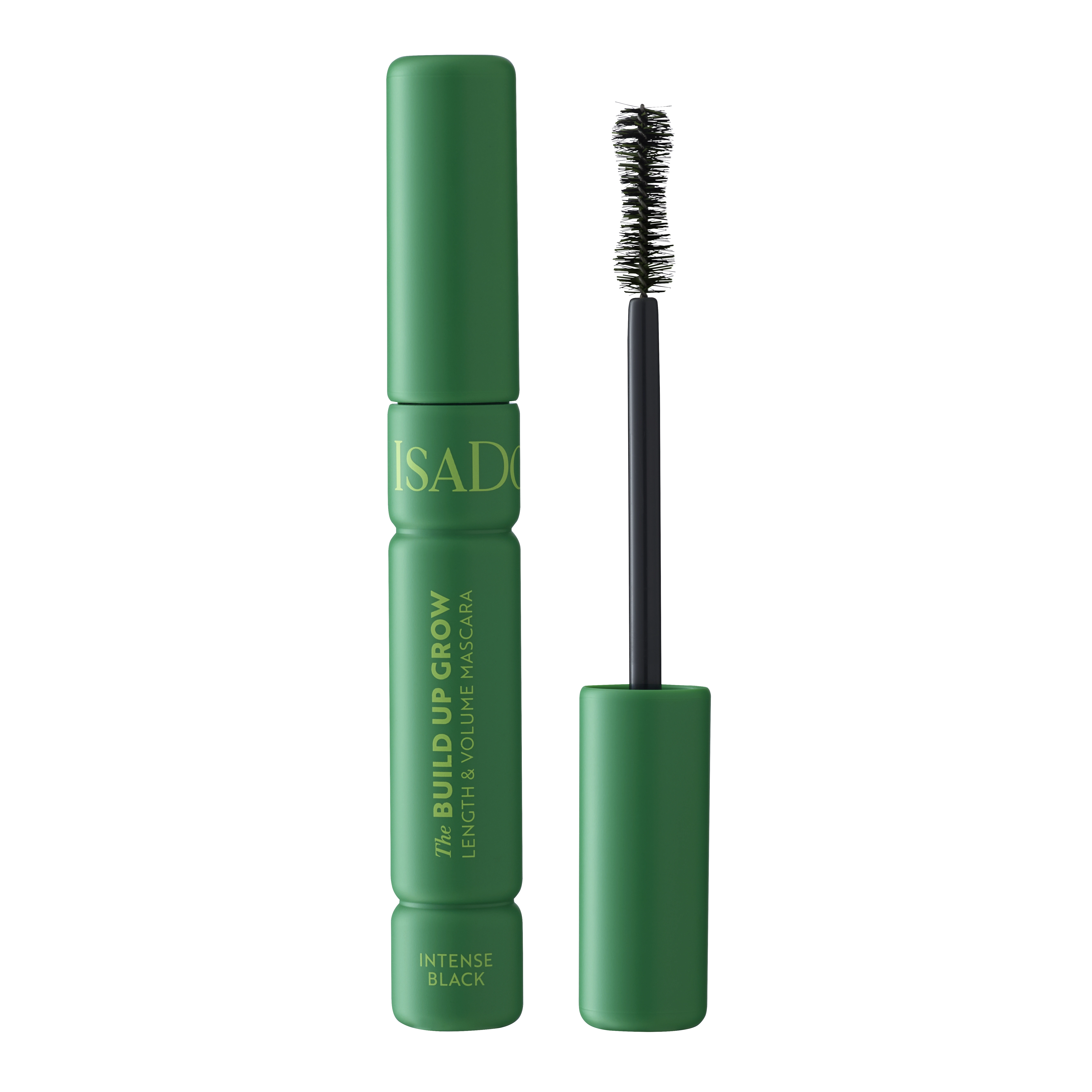 IsaDora Build Up Grow Length & Volume Mascara 9 ml 02 Intense Black - Veganska produkter