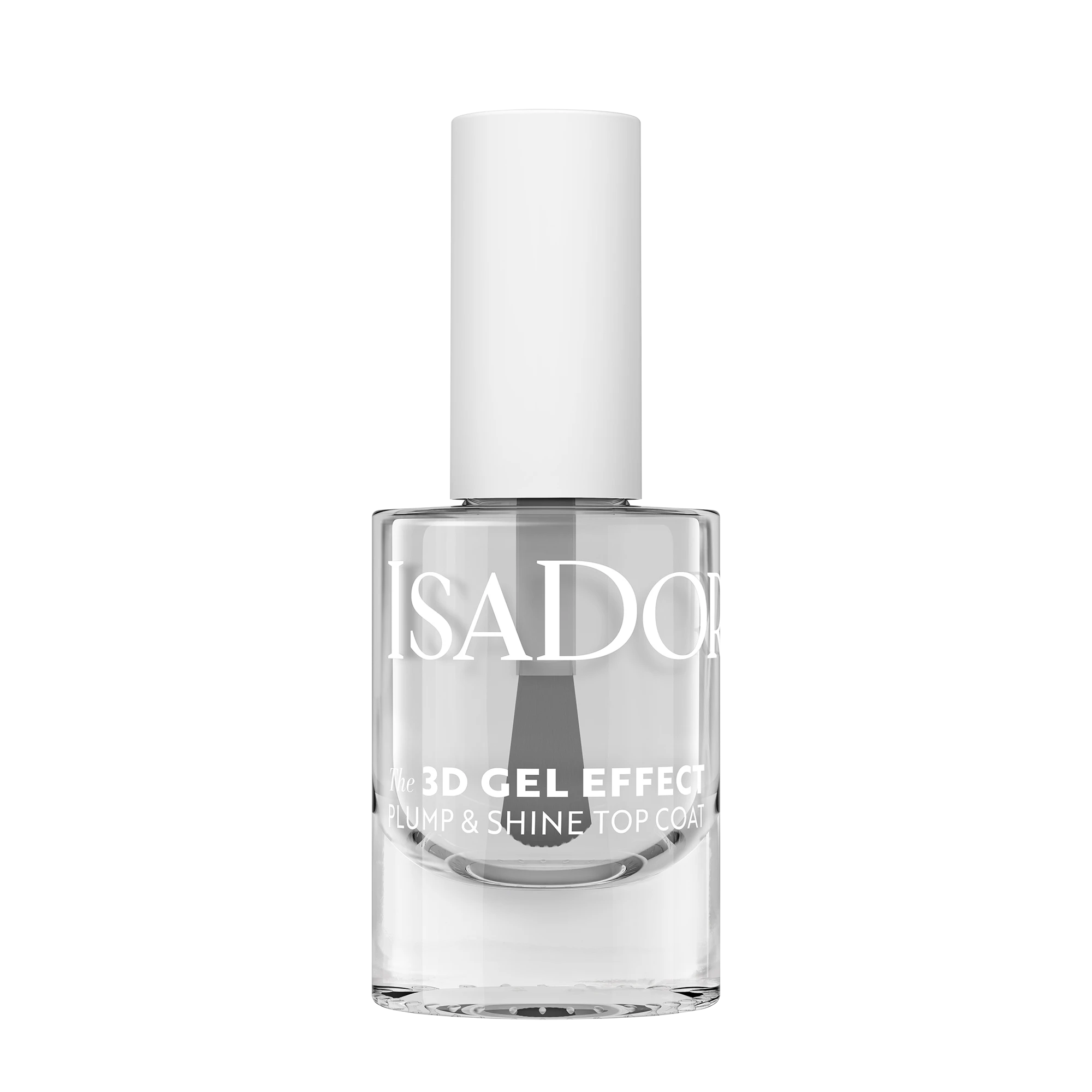IsaDora 3D Gel Effect Plump & Shine Top Coat 11 Plump & Shine 5 ml - Stärkande nagellack
