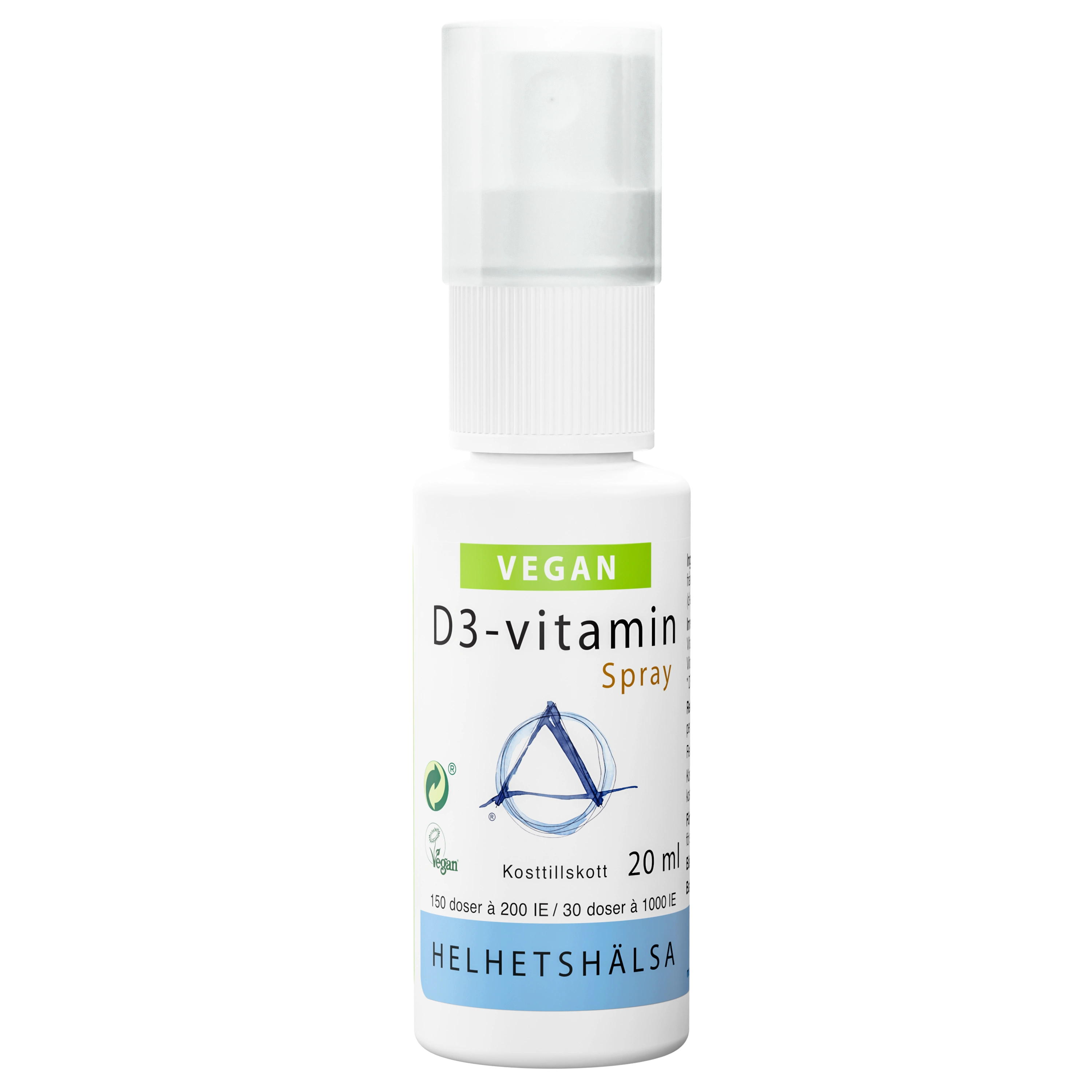 Helhetshälsa D3-vitamin Spray Vegan 150 spray - D-vitamin