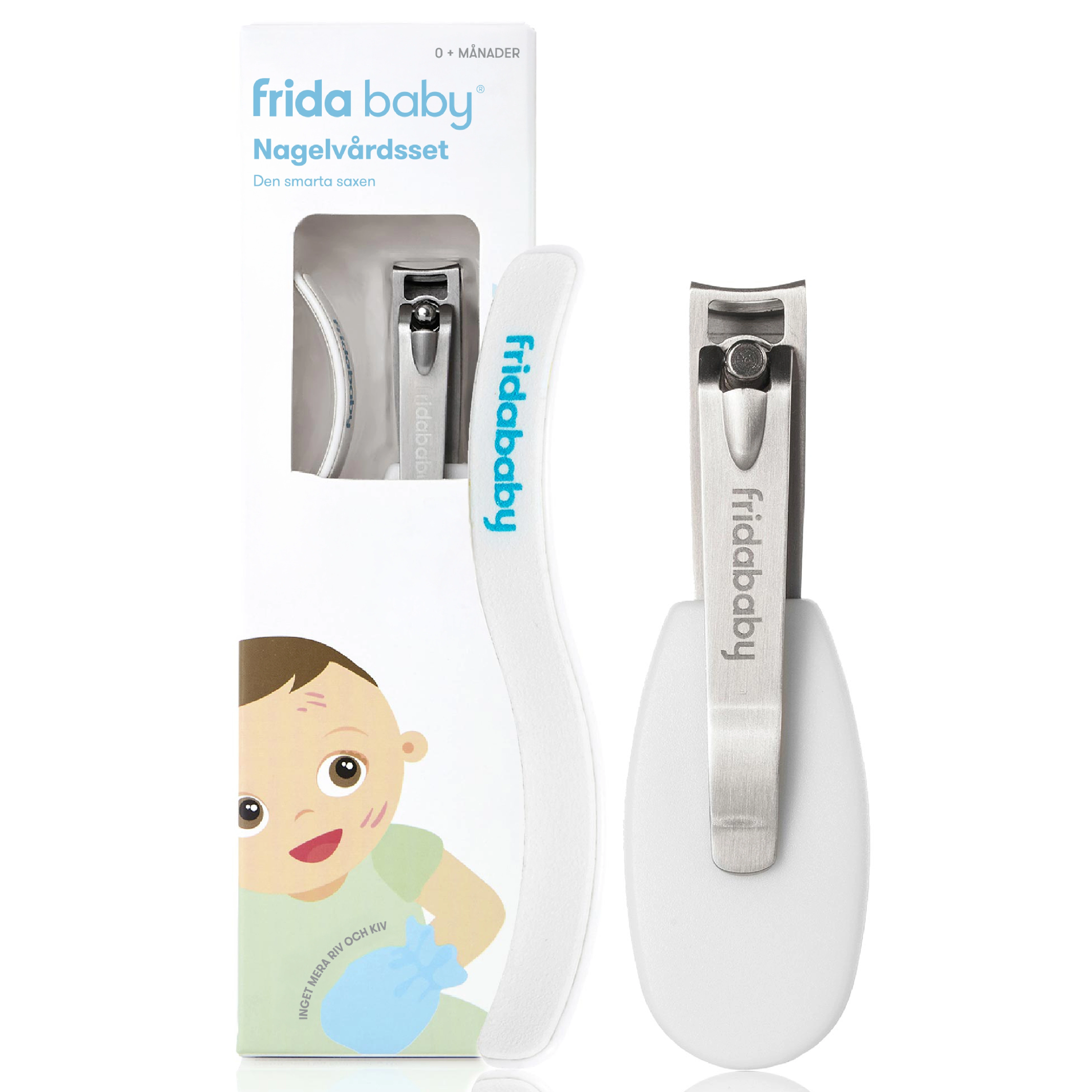 Frida Baby Nagelvårdsset Sax & fil 1st - Nagelsax för barn