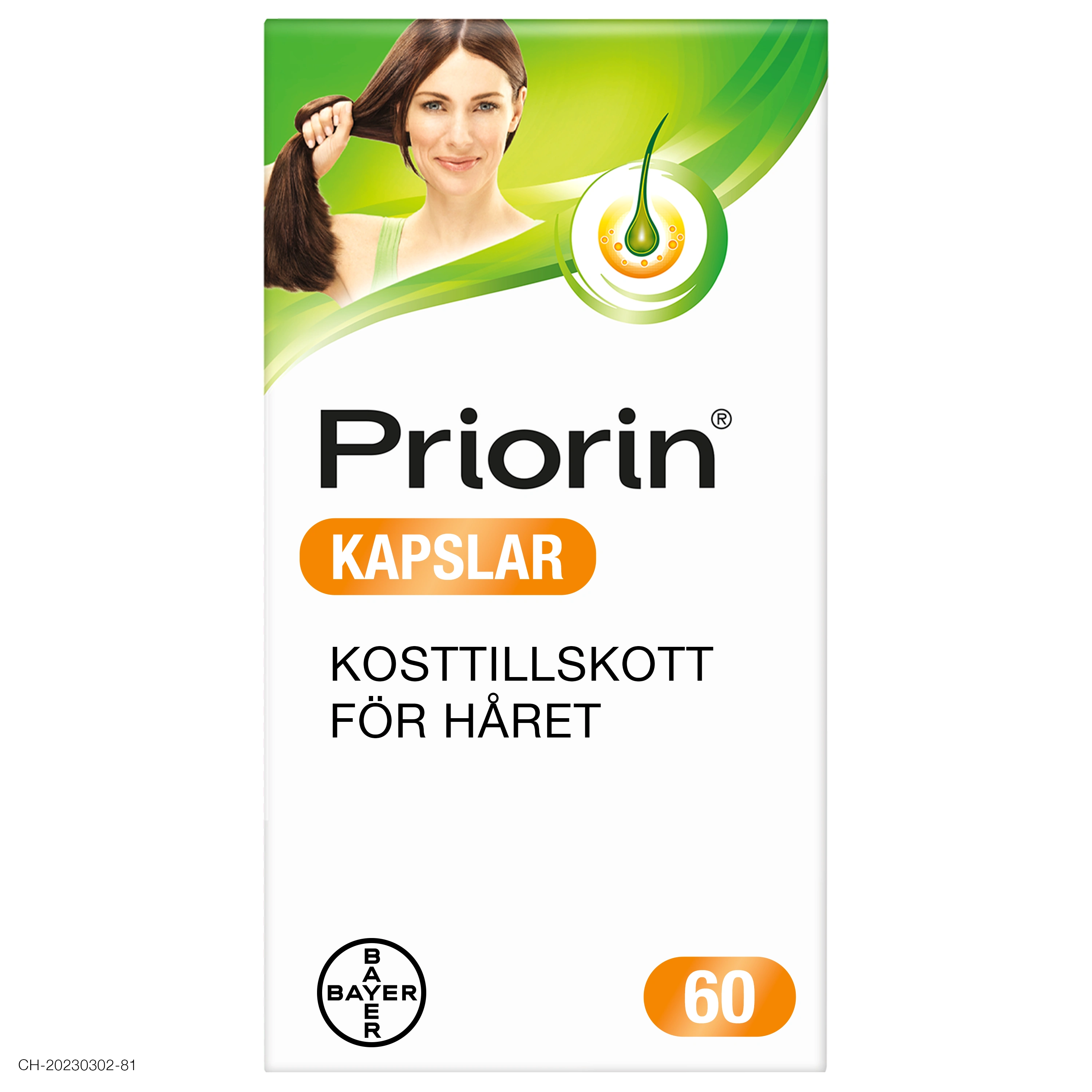 Priorin 60 kapslar - Kosttillskott för hår, hud & naglar