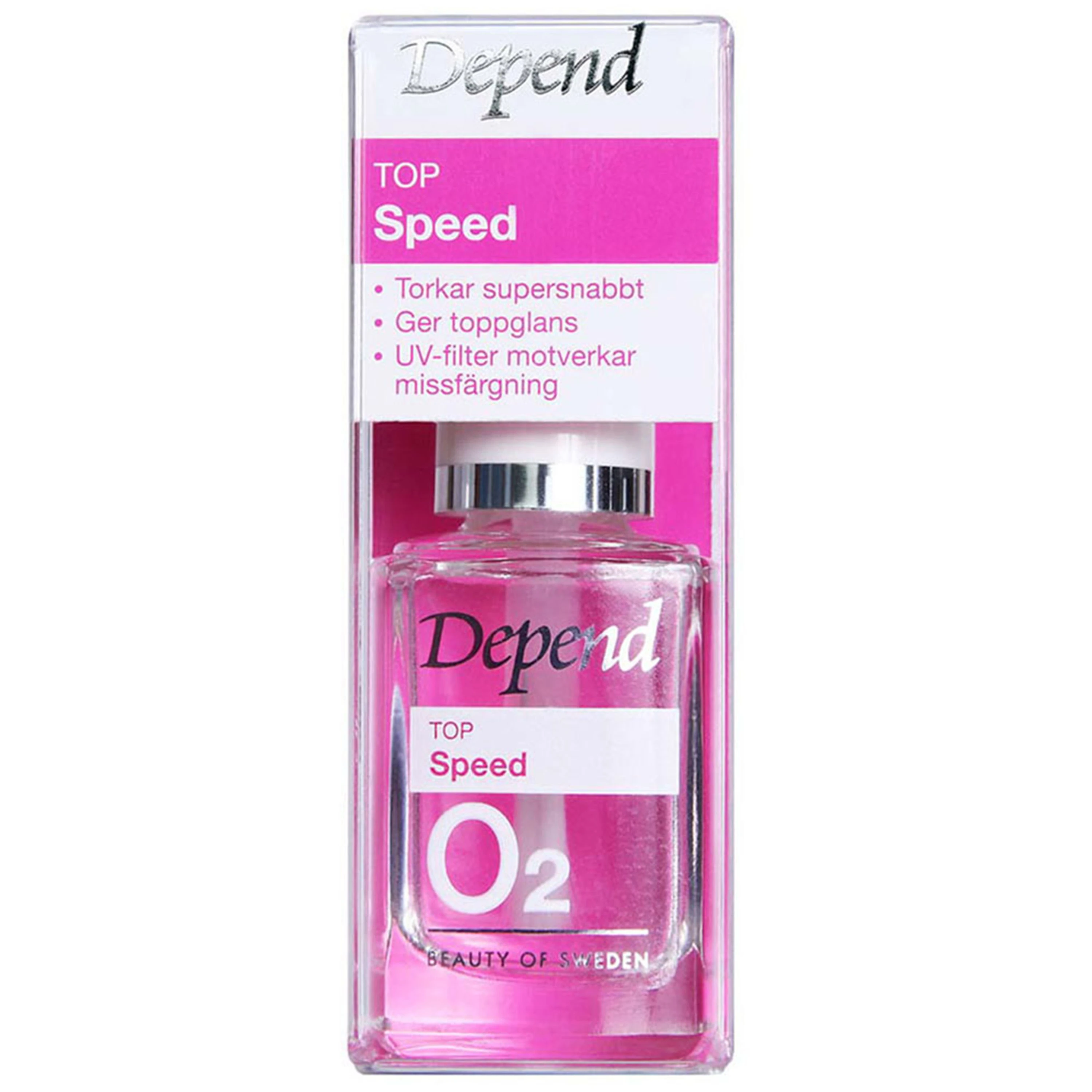 Depend O2 Top Speed 11 ml - Bas- & topplack