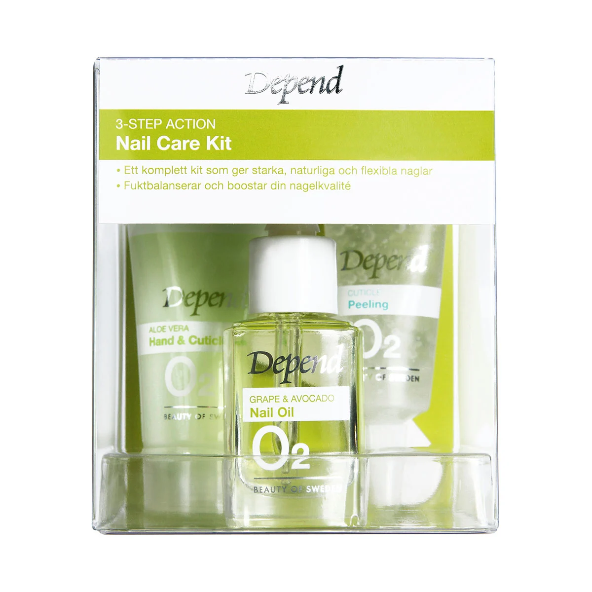 Depend 3-Step Action Nail Care Kit - Manikyr