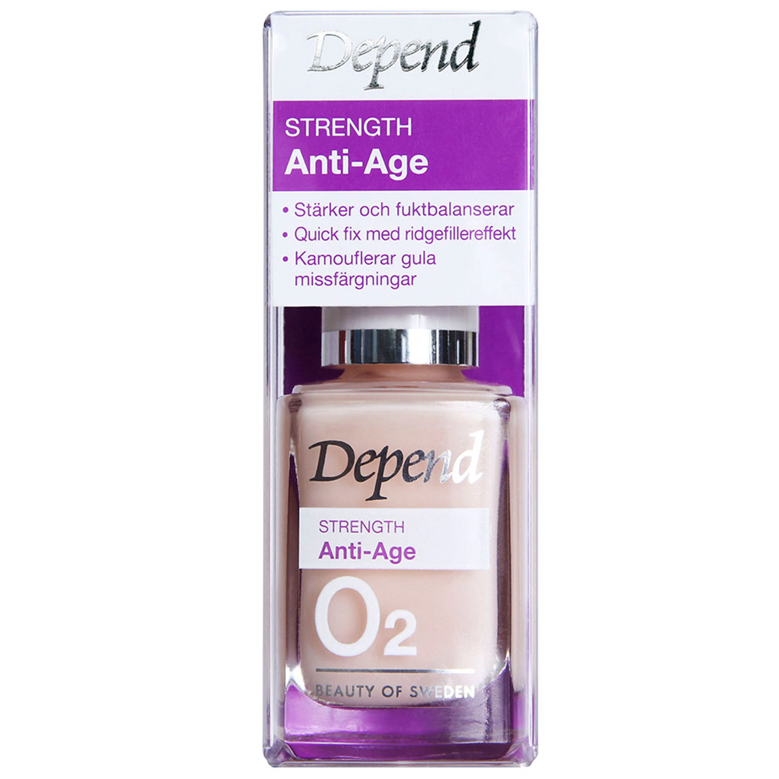 Depend O2 Strength Anti-Age 11 ml - Bas- & topplack