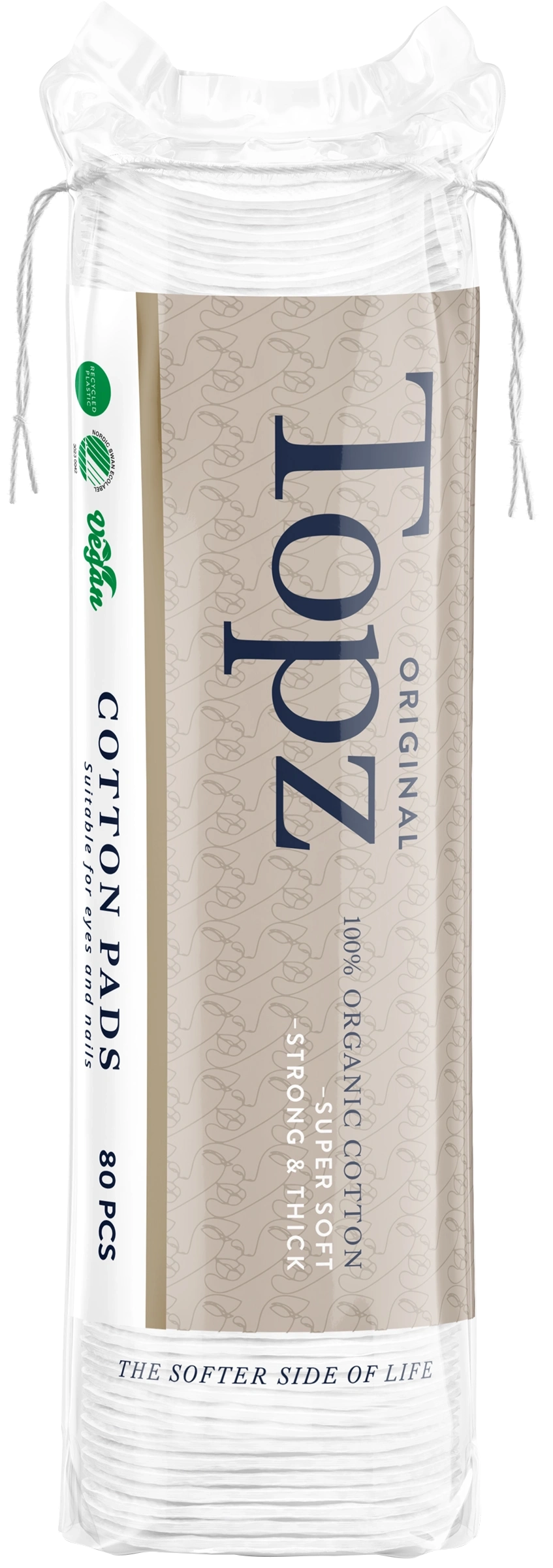 Topz Premium Original Make Up Pads 80 st - Bomullspads