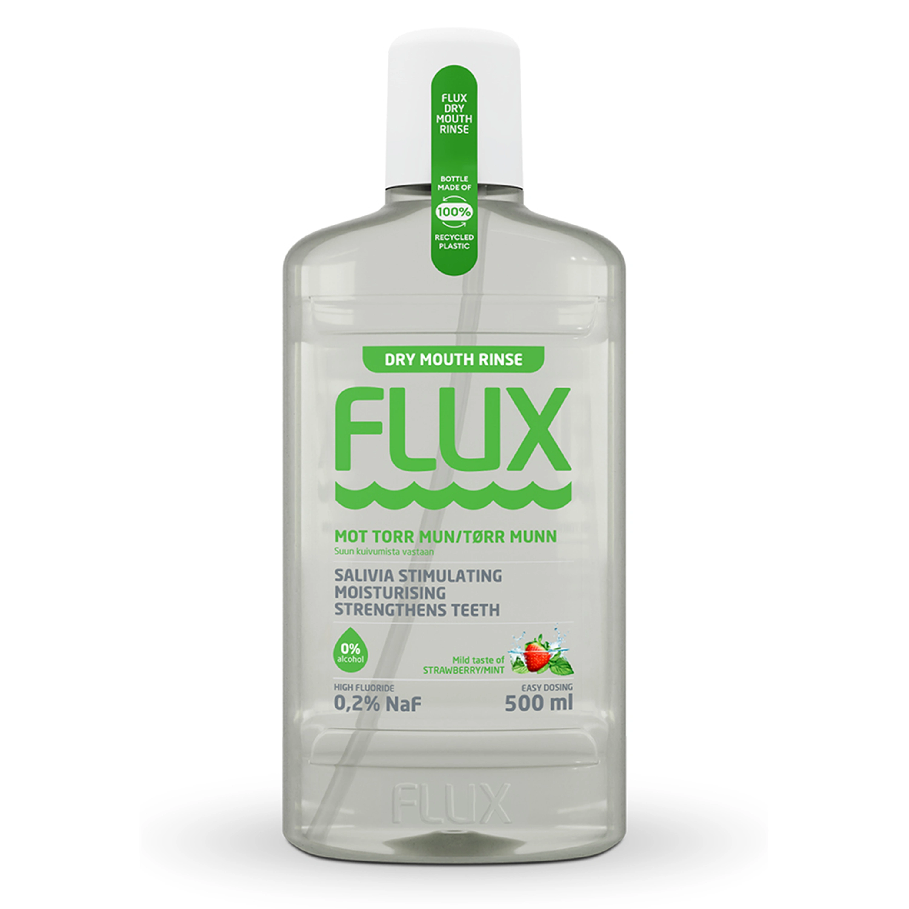Flux Dry Mouth Rinse 500 ml - Muntorrhet