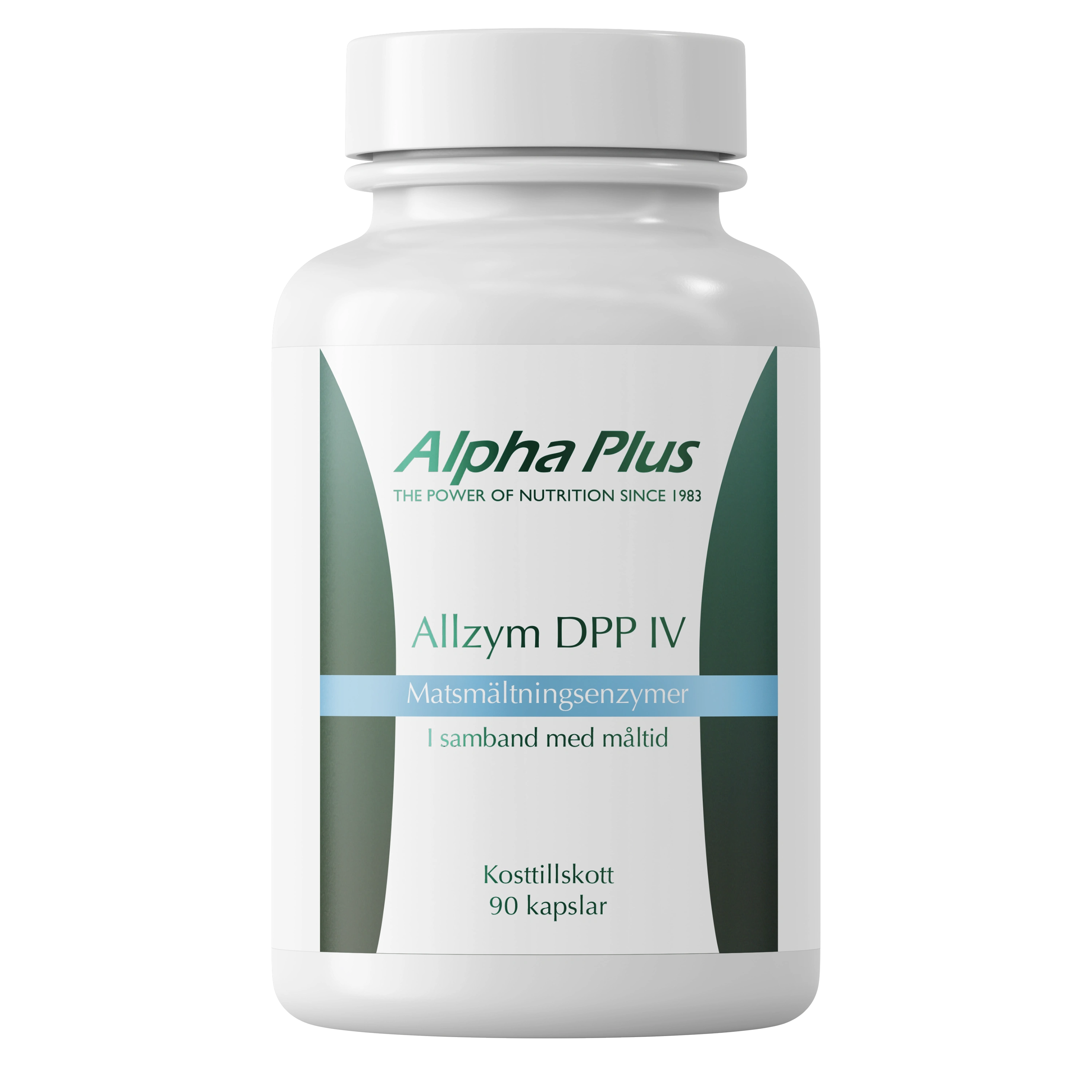 Alpha Plus AllZym DPP IV 90 kapslar - Matsmältning & enzymer
