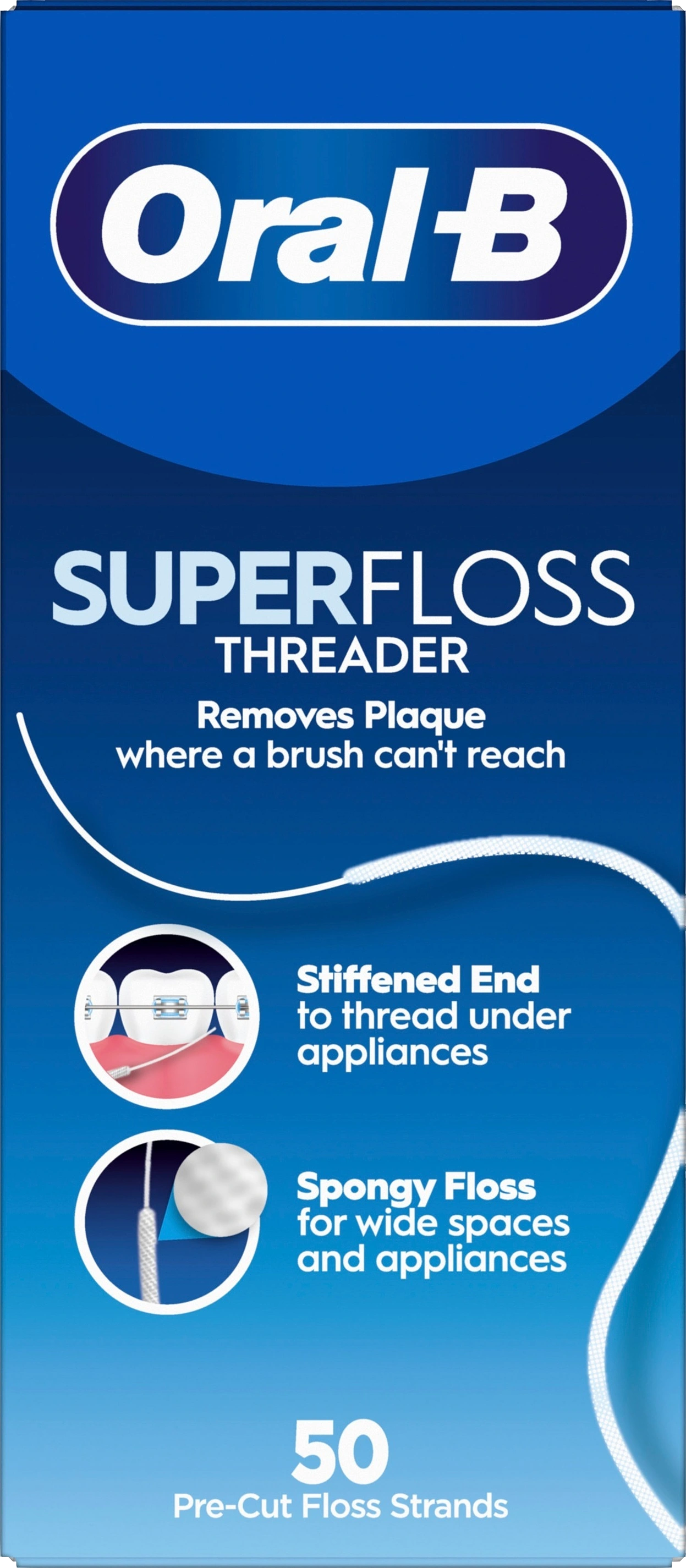 Oral-B Superfloss Threader 50m - Tandtråd
